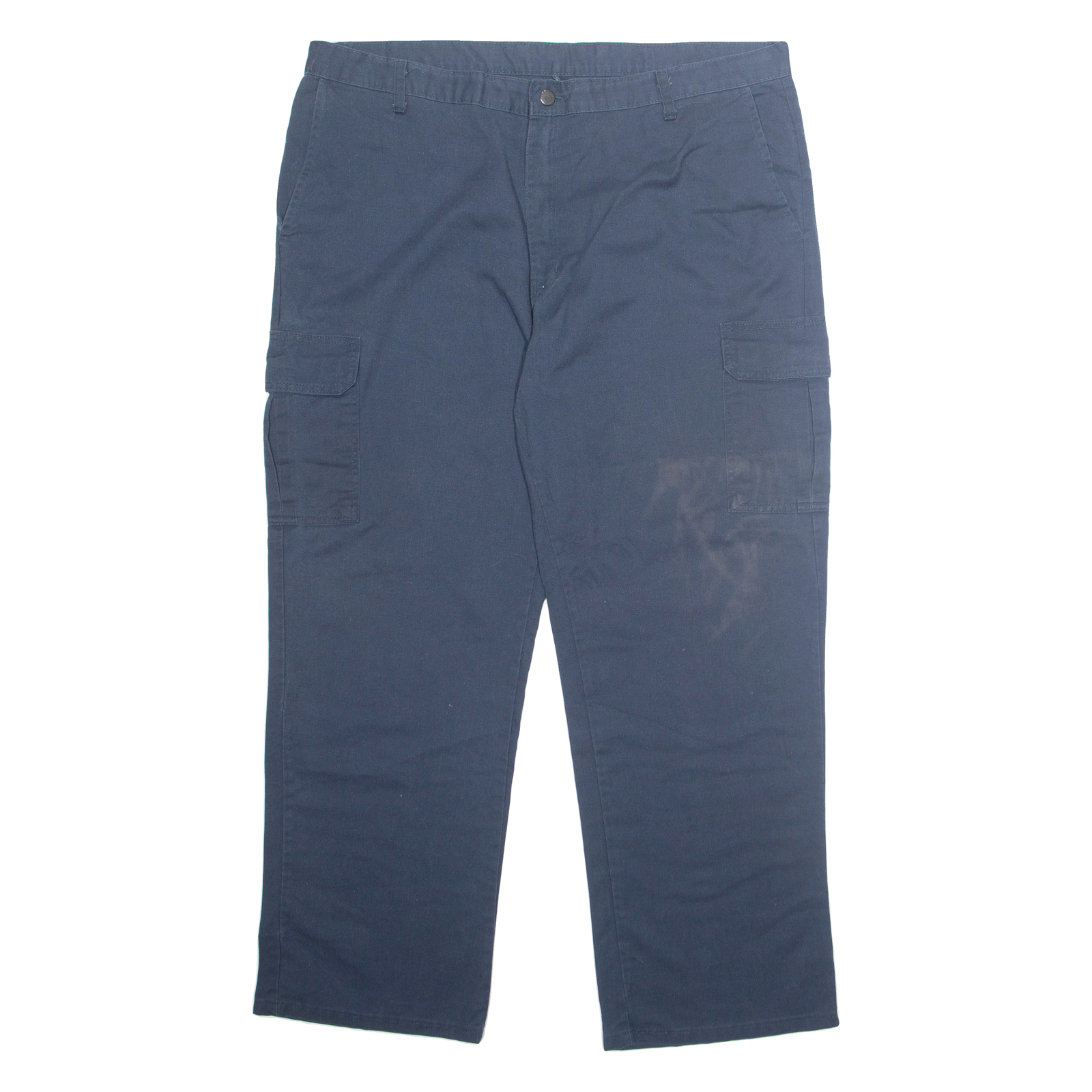 DICKIES Cargo Mens Trousers Blue Regular Straight W42 L32 Refurbished - N/A refurbished available on Cerqular