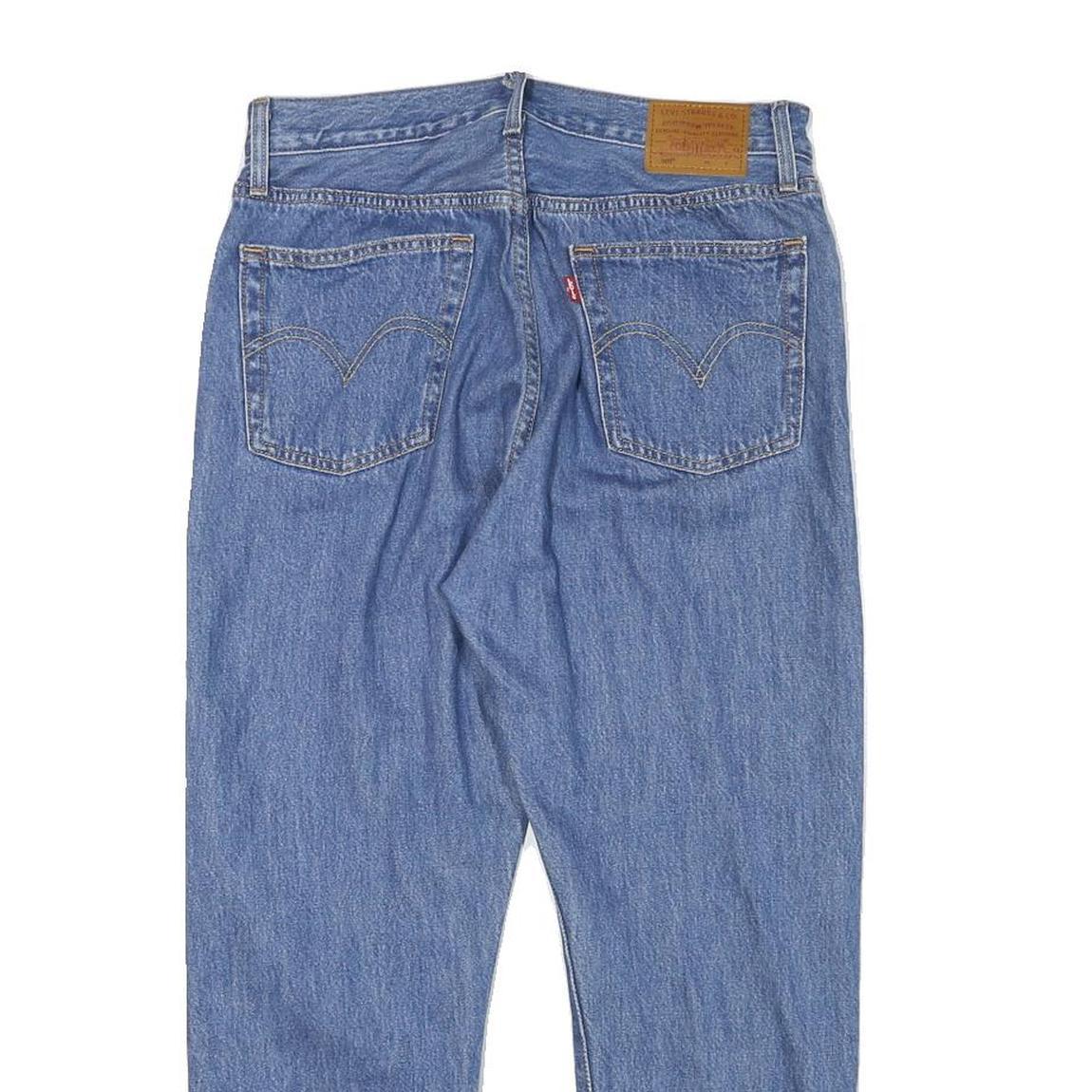LEVI'S Mens Jeans Blue Regular Straight Denim Medium W30 L25 Classic Style Refurbished - N/A refurbished available on Cerqular