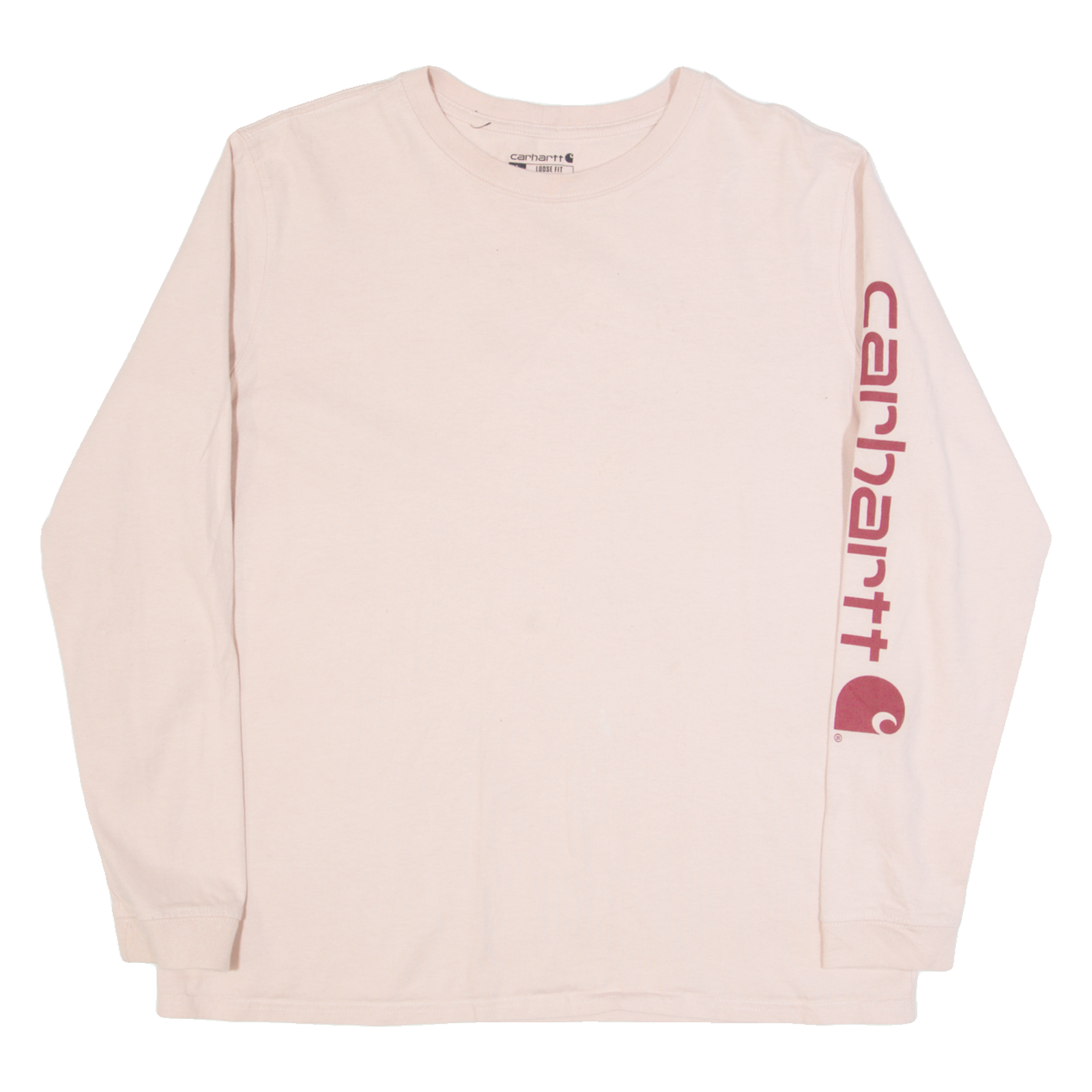CARHARTT Womens T-Shirt Pink Long Sleeve L Refurbished - N/A refurbished available on Cerqular