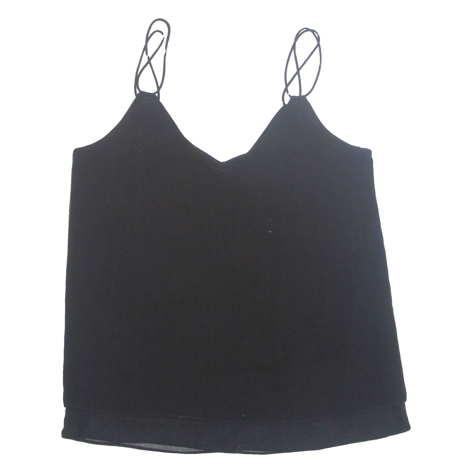 ZARA Womens Camisole Vest Black Button Neck Sleeveless M Refurbished - N/A refurbished available on Cerqular