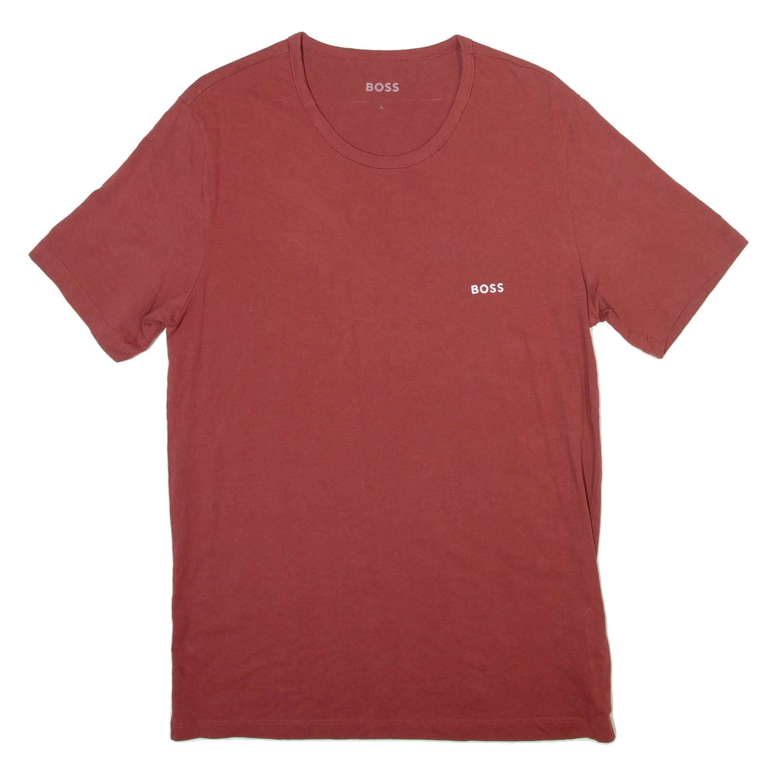 Buy BOSS Mens T-Shirt Maroon Crew Neck L Refurbished - $18.19 BOSS Mens T-Shirt Maroon Crew Neck L Refurbished - N/A refurbished available on Cerqular