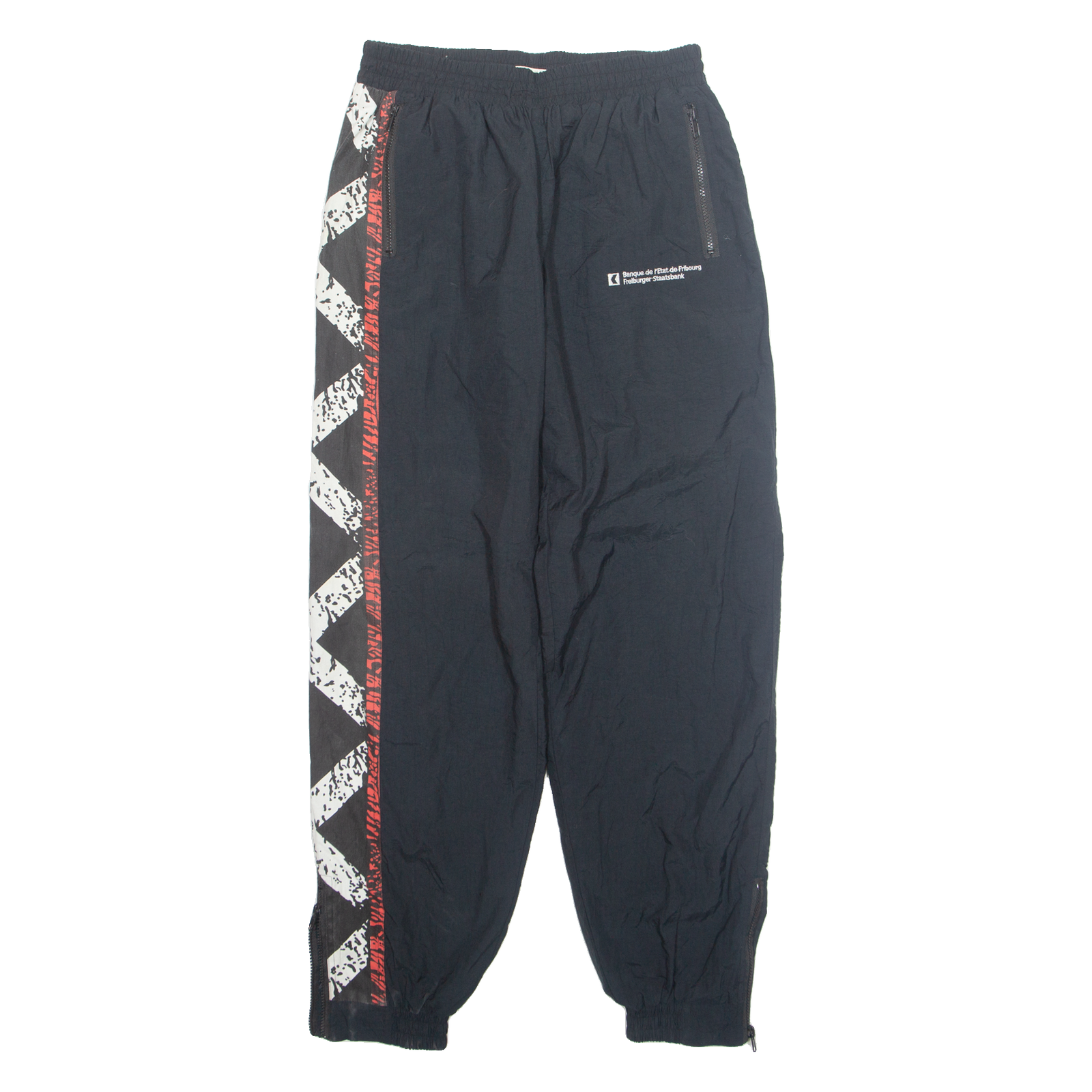 Mens Track Pants Black Tapered L W29 L31 Refurbished - N/A refurbished available on Cerqular