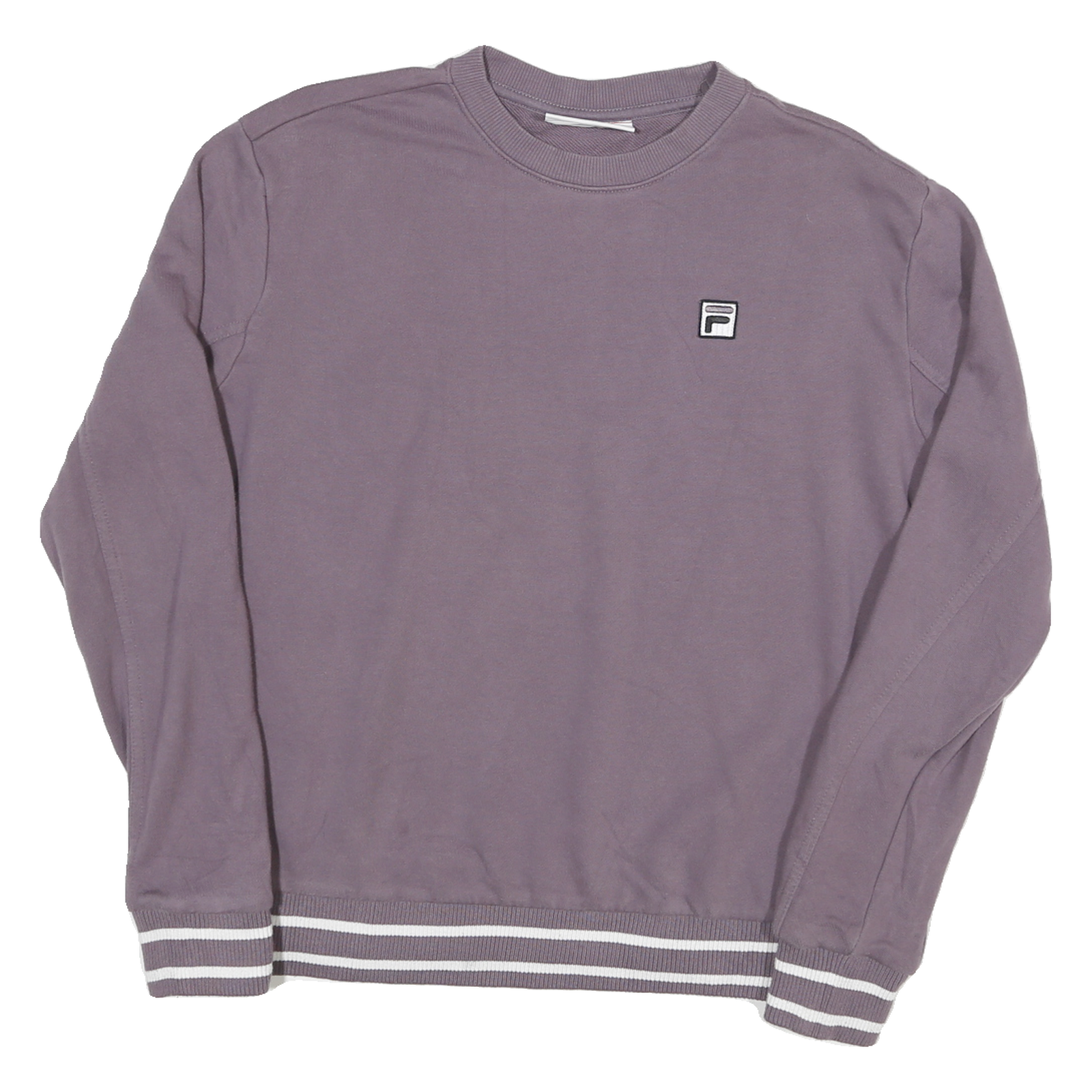 Buy FILA Mens Purple Crew Neck M Cotton Blend Sweatshirt Striped Ribbed Hem Refurbished - $25.99 FILA Mens Purple Crew Neck M Cotton Blend Sweatshirt Striped Ribbed Hem Refurbished - N/A refurbished available on Cerqular