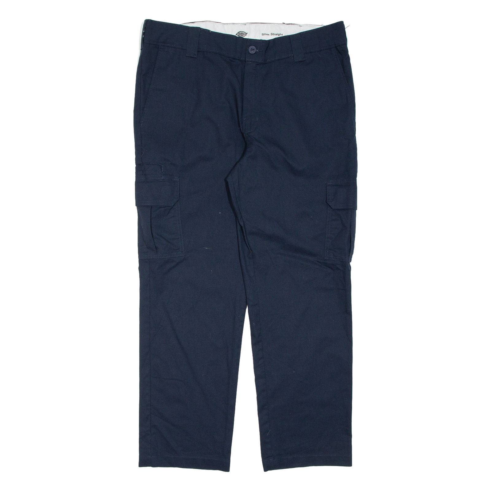 DICKIES Mens Trousers Blue Slim Straight W38 L29 Refurbished - N/A refurbished available on Cerqular