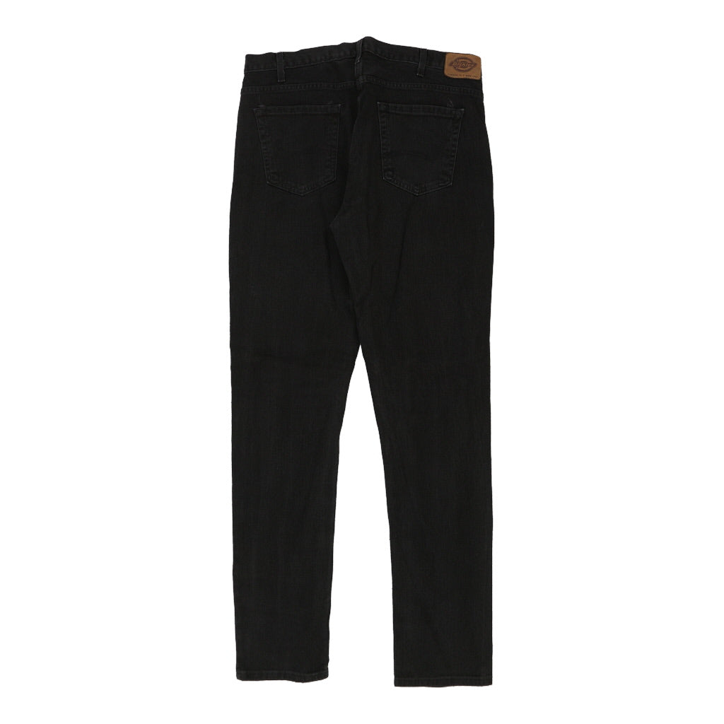 Dickies Trousers - 38W 33L Black Cotton Refurbished - Thrifted (note: this is a term often used to describe second- refurbished available on Cerqular