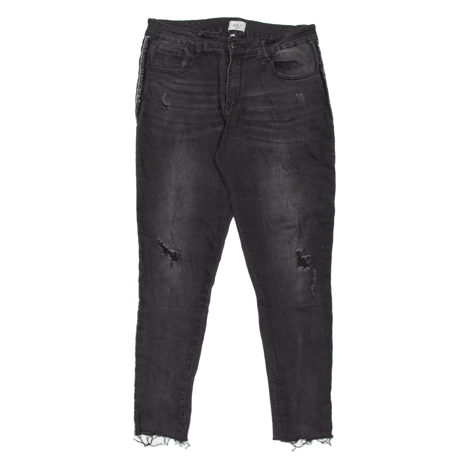 HAILY'S Womens Jeans Black Slim Skinny Stone Wash W29 L27 Refurbished - N/A refurbished available on Cerqular