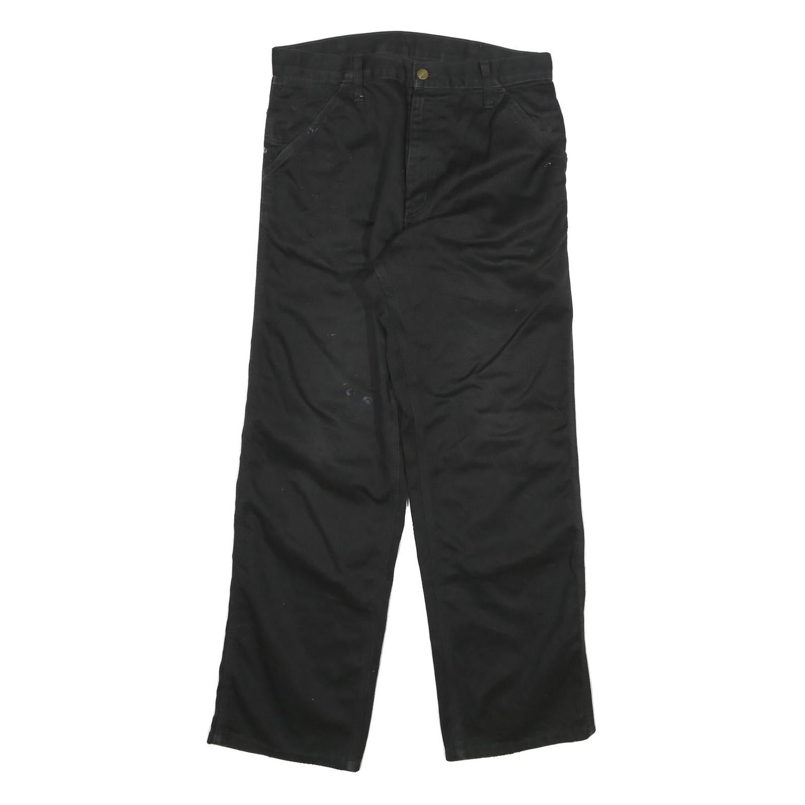 Buy CARHARTT Mens Cotton Blend Black Regular Straight Trousers W31 L29 Workwear Refurbished - $49.39 CARHARTT Mens Cotton Blend Black Regular Straight Trousers W31 L29 Workwear Refurbished - N/A refurbished available on Cerqular