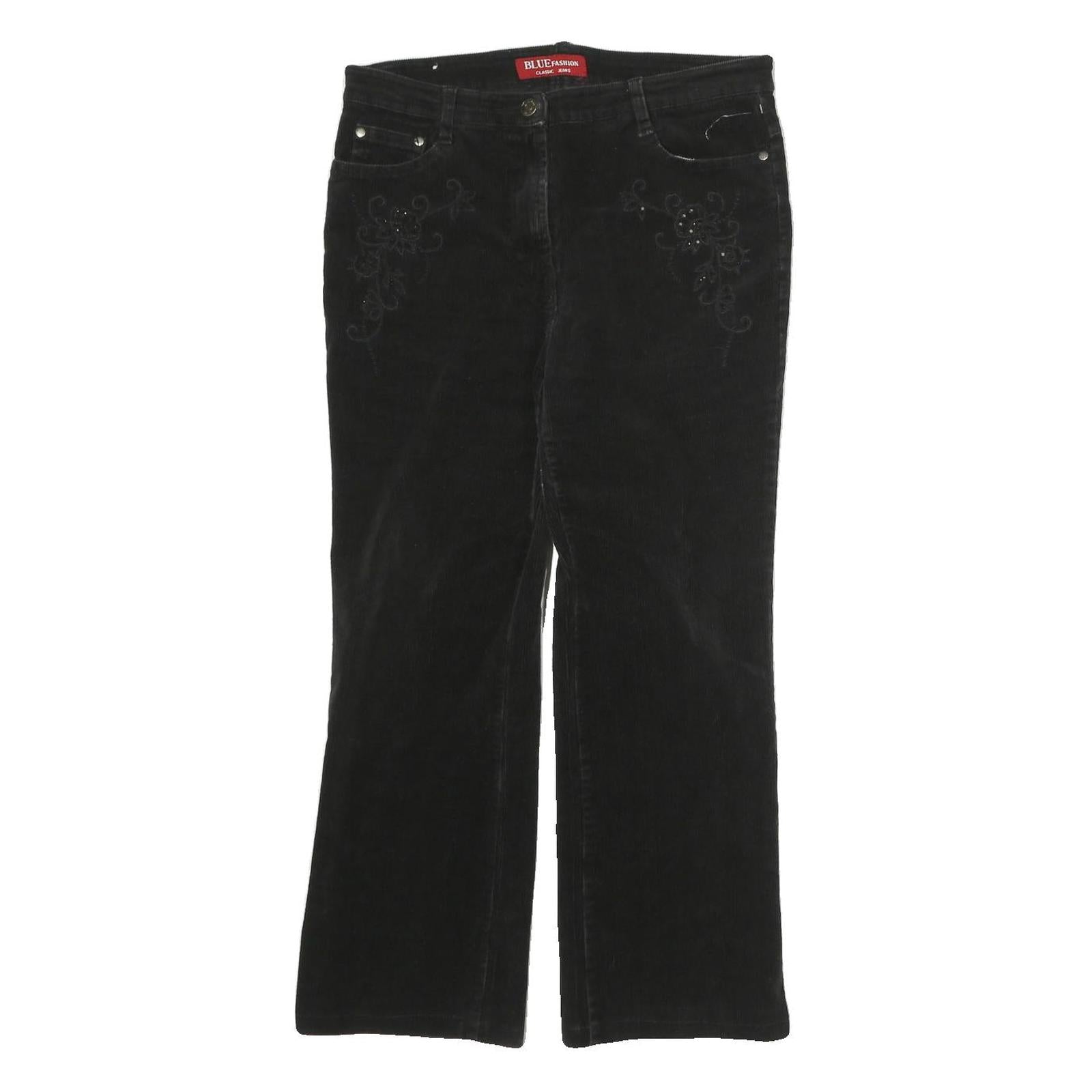 Buy BLUE FASHION Womens Black Cotton Blend Regular Fit Bootcut Trousers W30 L25 Refurbished - $20.79 BLUE FASHION Womens Black Cotton Blend Regular Fit Bootcut Trousers W30 L25 Refurbished - N/A refurbished available on Cerqular