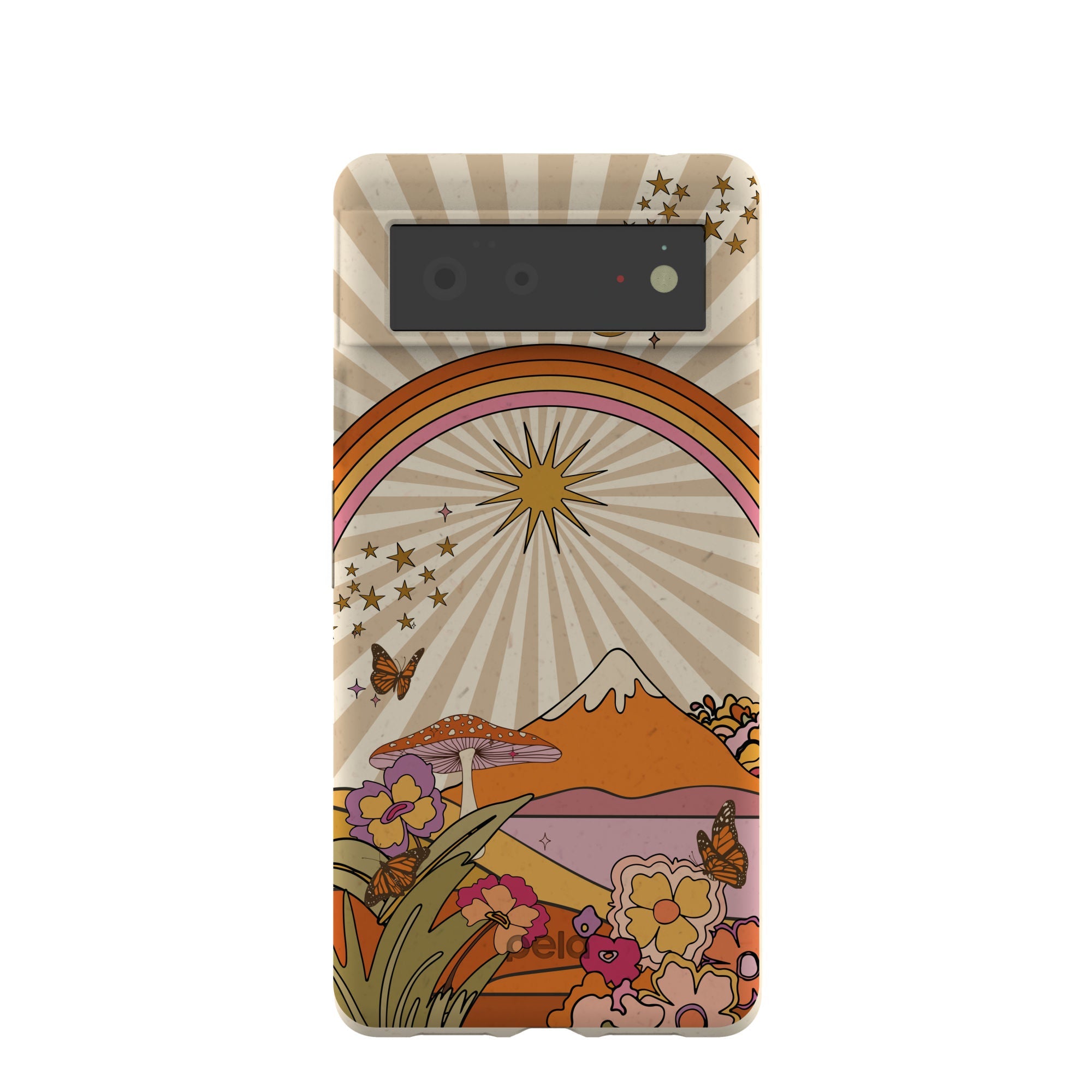 London Fog Happy Camper Google Pixel 6 Case Refurbished - Pela Case refurbished available on Cerqular