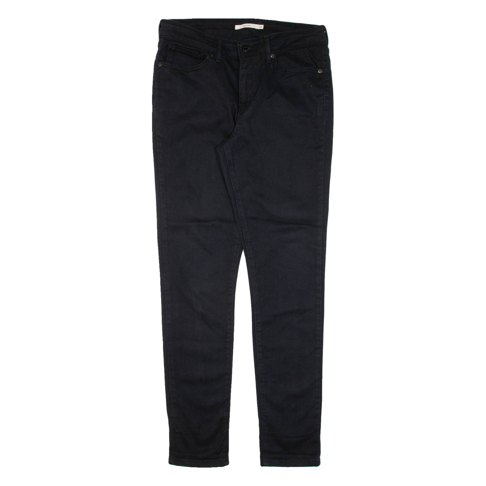 LEVI'S 711 Womens Trousers Black Slim Skinny W30 L30 Refurbished - N/A refurbished available on Cerqular