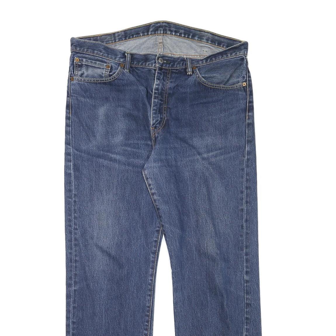 LEVI'S 751 Mens Regular Blue Denim Jeans W38 L32 Classic Cotton Blend Zip Refurbished - N/A refurbished available on Cerqular
