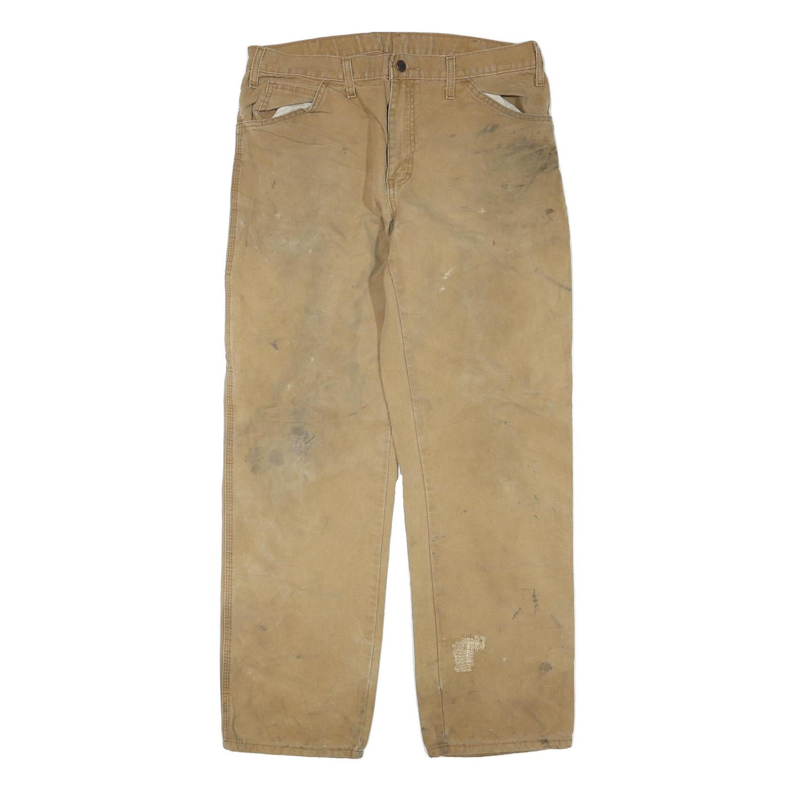 Buy DICKIES Mens Regular Fit Cotton Blend Beige Workwear Trousers W34 L32 Durable Refurbished - $33.79 DICKIES Mens Regular Fit Cotton Blend Beige Workwear Trousers W34 L32 Durable Refurbished - N/A refurbished available on Cerqular