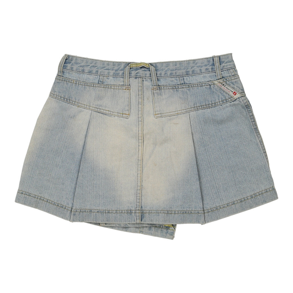 Buy Unbranded Denim Skirt - Large Light Wash Cotton Refurbished - $16.87 Unbranded Denim Skirt - Large Light Wash Cotton Refurbished - Thrifted (note: this is a term often used to describe second- refurbished available on Cerqular