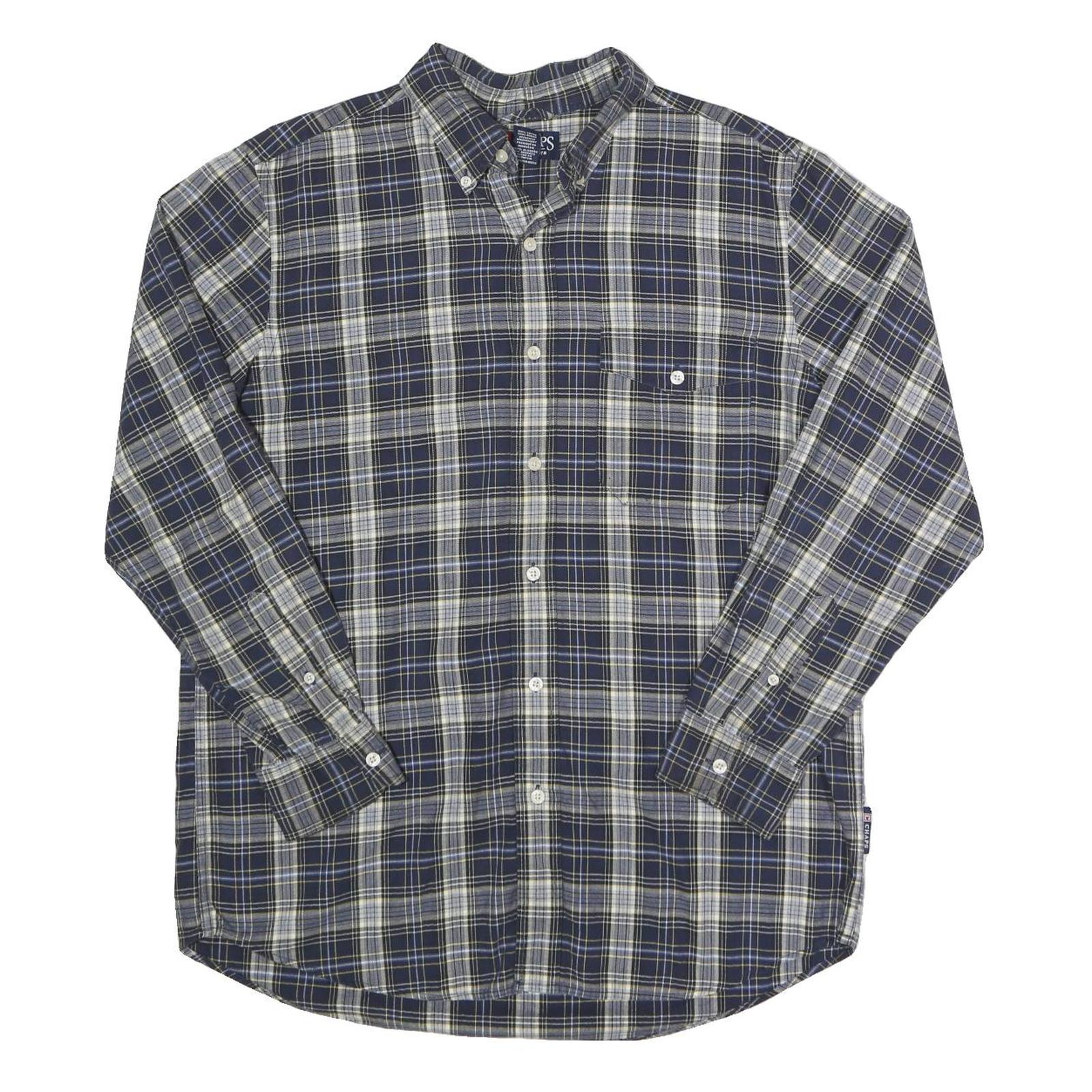 Buy CHAPS Mens Blue & Cream Check Shirt M Cotton Long Sleeve Casual Refurbished - $31.19 CHAPS Mens Blue & Cream Check Shirt M Cotton Long Sleeve Casual Refurbished - N/A refurbished available on Cerqular