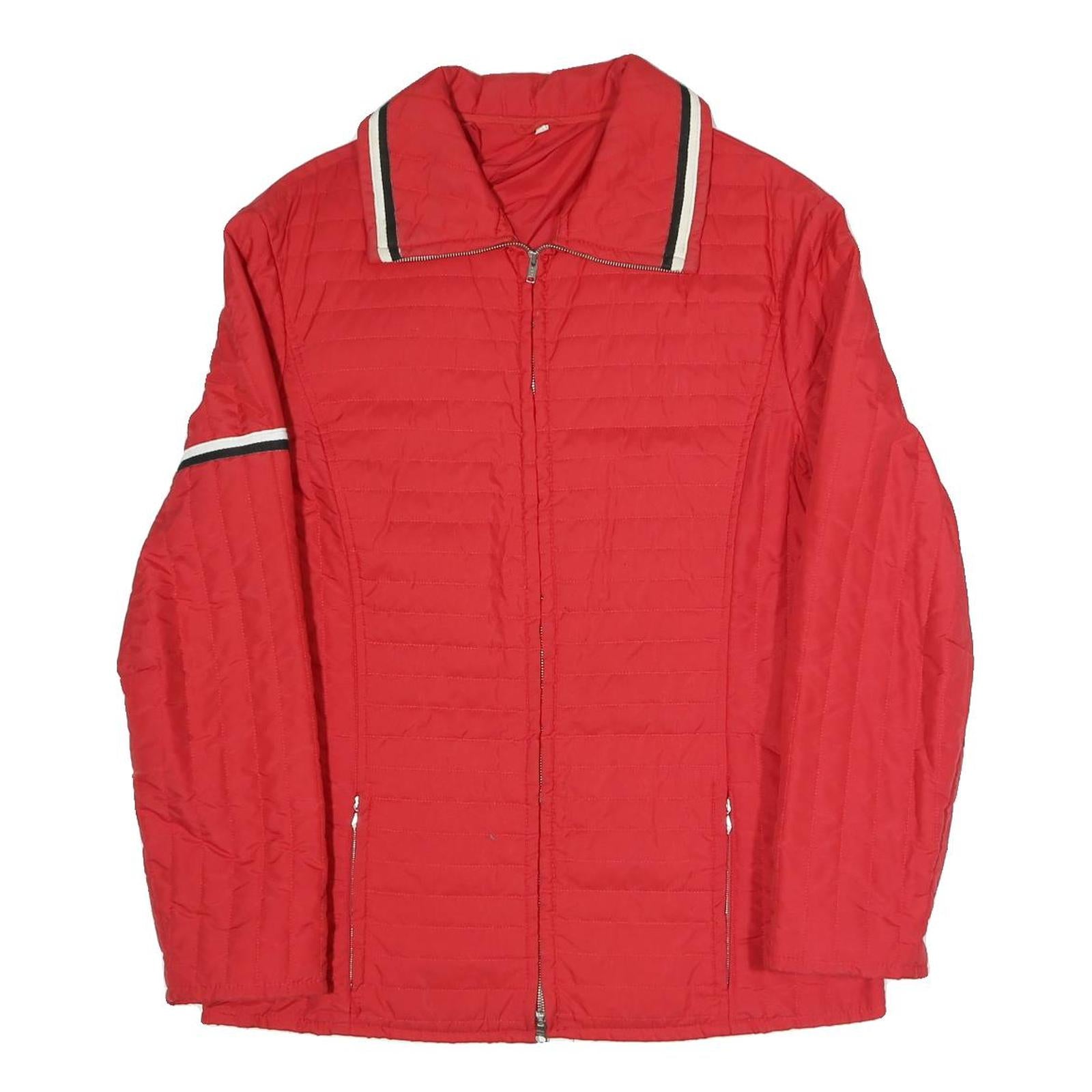 Buy Womens Red Polyester Blend Quilted Zip Jacket XL Casual Lightweight Outerwear Refurbished - $32.49 Womens Red Polyester Blend Quilted Zip Jacket XL Casual Lightweight Outerwear Refurbished - N/A refurbished available on Cerqular