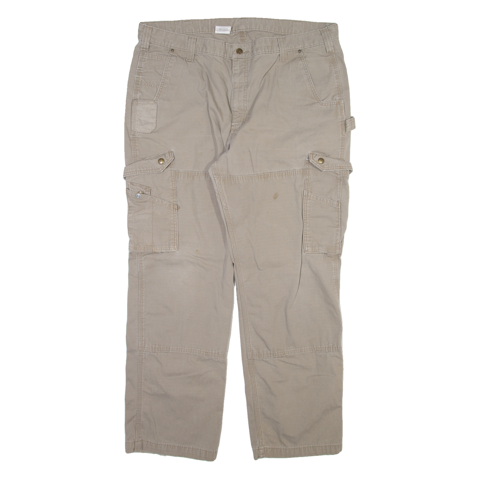 CARHARTT Carpenter Mens Trousers Grey Relaxed Straight W42 L32 Refurbished - N/A refurbished available on Cerqular