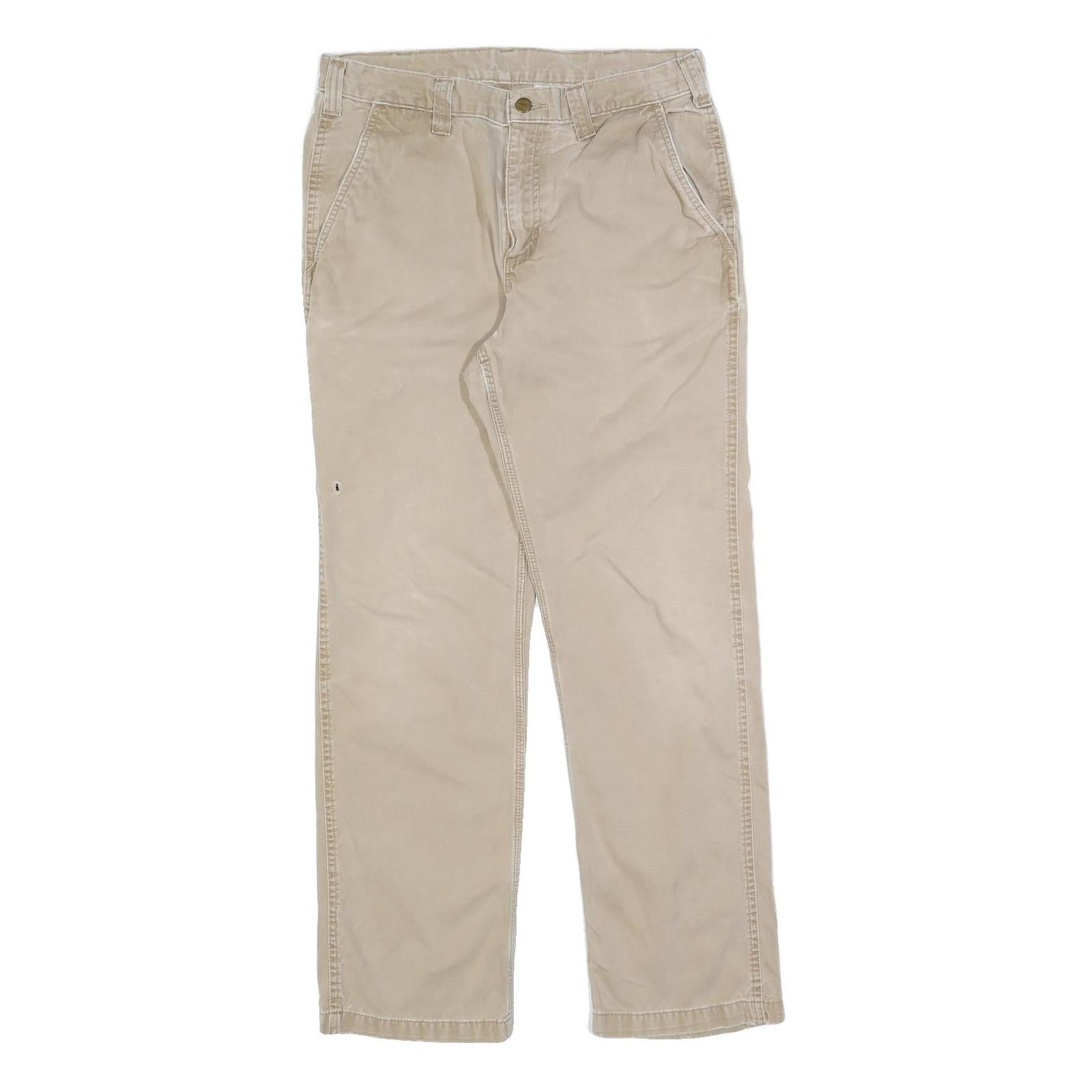 Buy CARHARTT Mens Cotton Blend Beige Relaxed Straight Trousers W32 L32 Workwear Refurbished - $49.39 CARHARTT Mens Cotton Blend Beige Relaxed Straight Trousers W32 L32 Workwear Refurbished - N/A refurbished available on Cerqular