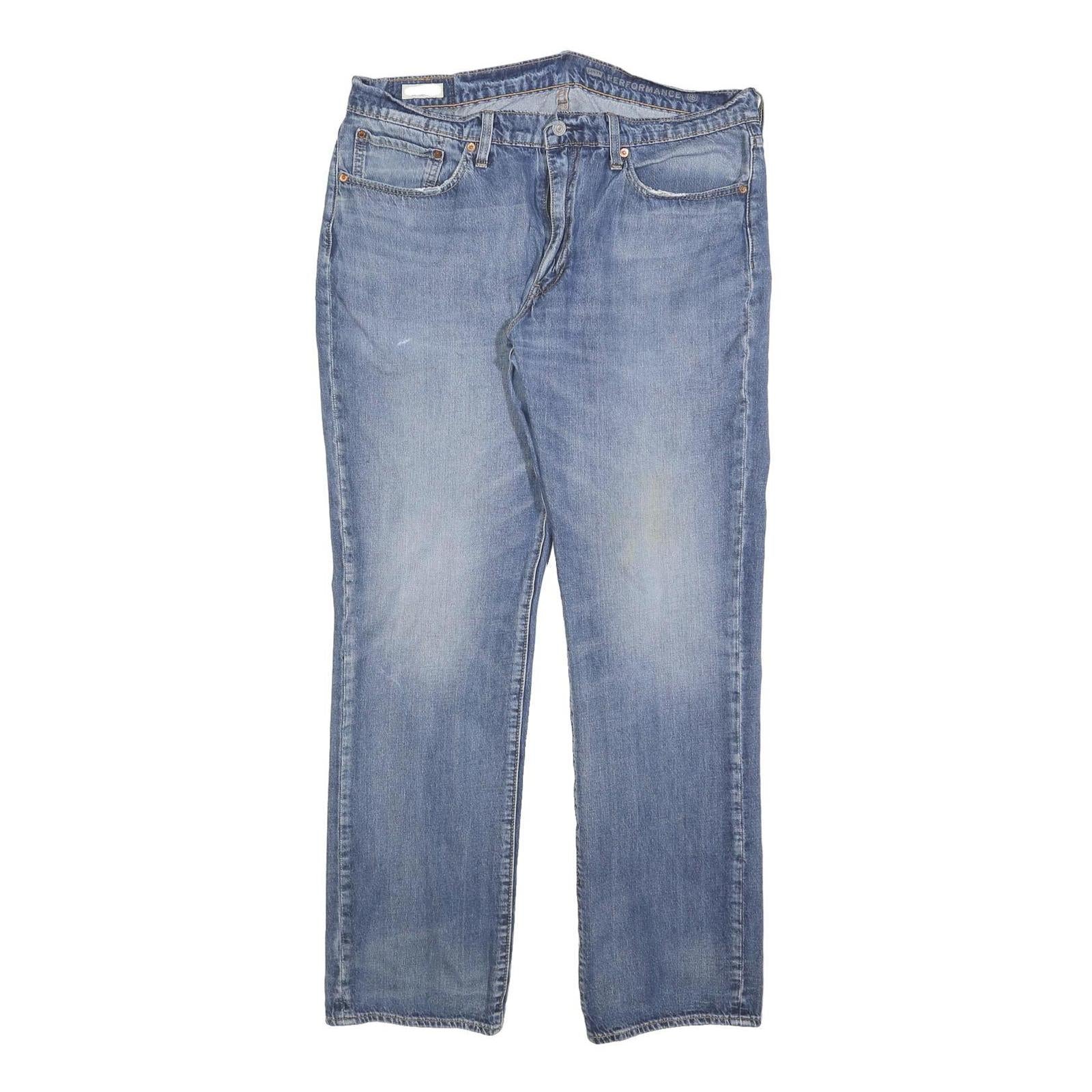 LEVI'S 514 BIG E Mens Jeans Blue Classic Straight Denim Medium W36 L34 Authentic Refurbished - N/A refurbished available on Cerqular