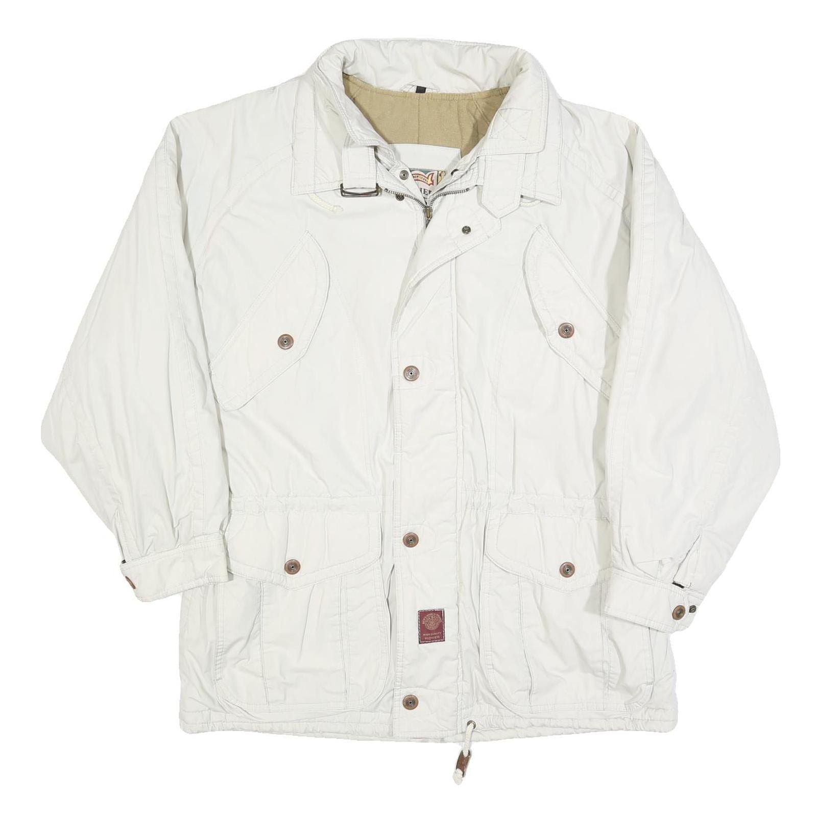Buy PIONIER Mens White Jacket L Polyester Blend Plain Zip Casual Lightweight Refurbished - $37.69 PIONIER Mens White Jacket L Polyester Blend Plain Zip Casual Lightweight Refurbished - N/A refurbished available on Cerqular