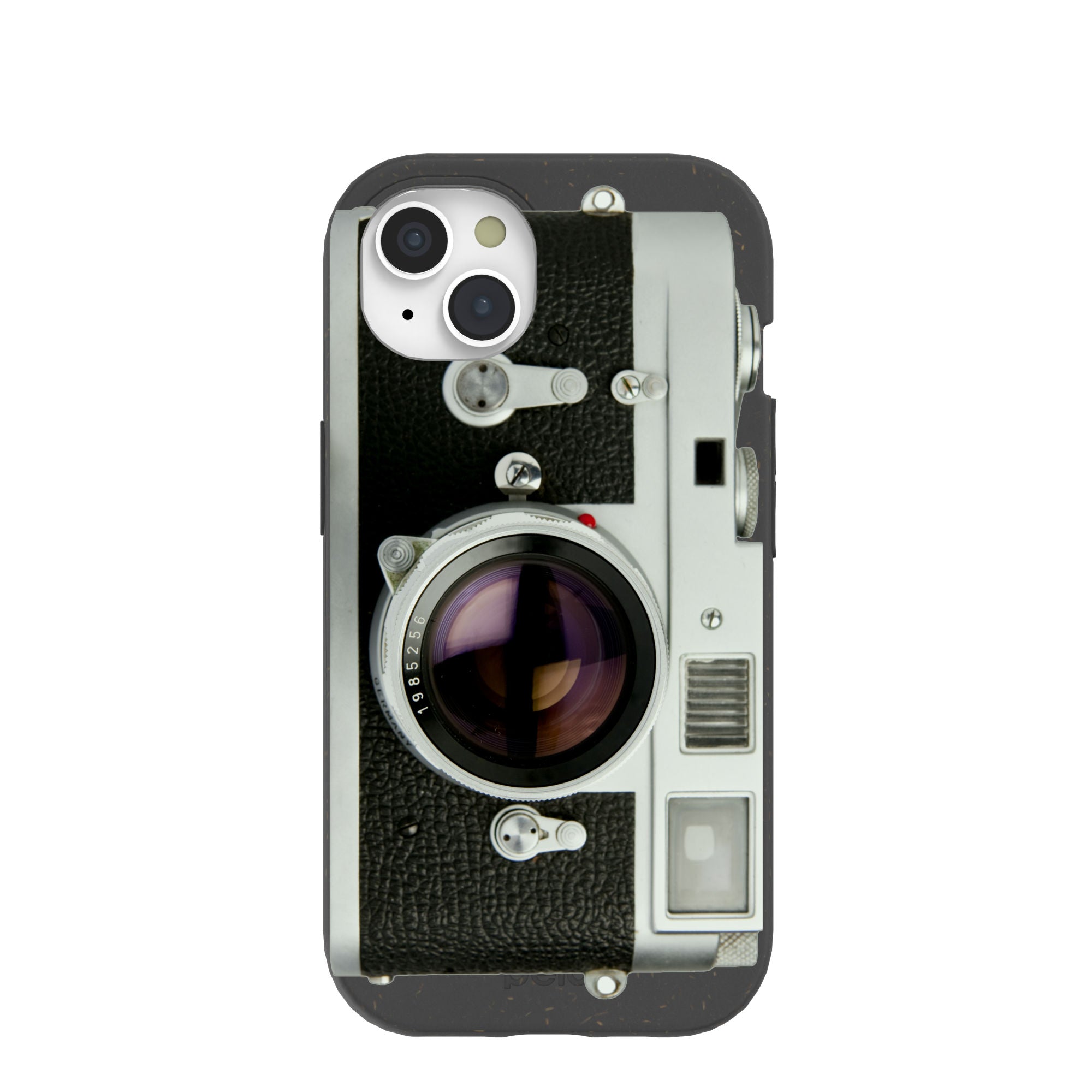 Black Vintage Camera iPhone 15 Case Refurbished - Pela Case refurbished available on Cerqular