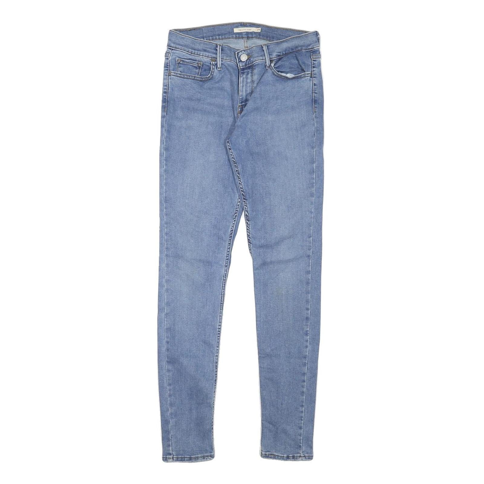 LEVI'S Womens Jeans Blue Slim Skinny Denim Light W28 L31 Classic Casual Refurbished - N/A refurbished available on Cerqular