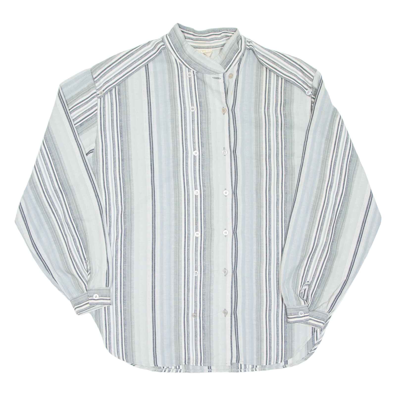 Buy Womens Printed Blouse Blue Long Sleeve Striped L Refurbished - $16.89 Womens Printed Blouse Blue Long Sleeve Striped L Refurbished - N/A refurbished available on Cerqular