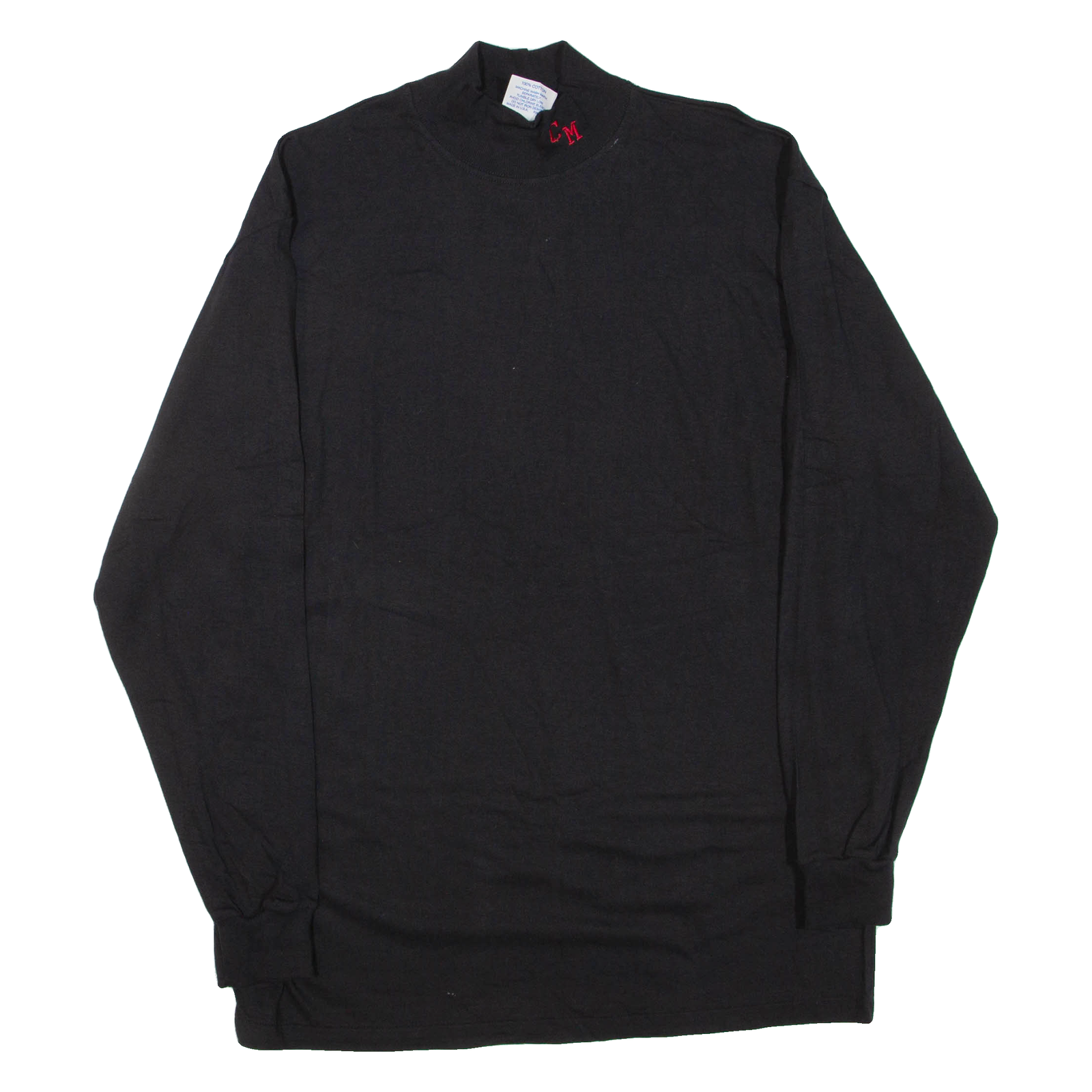 EAGLE USA Mens T-Shirt Black Long Sleeve Roll Neck L Refurbished - N/A refurbished available on Cerqular