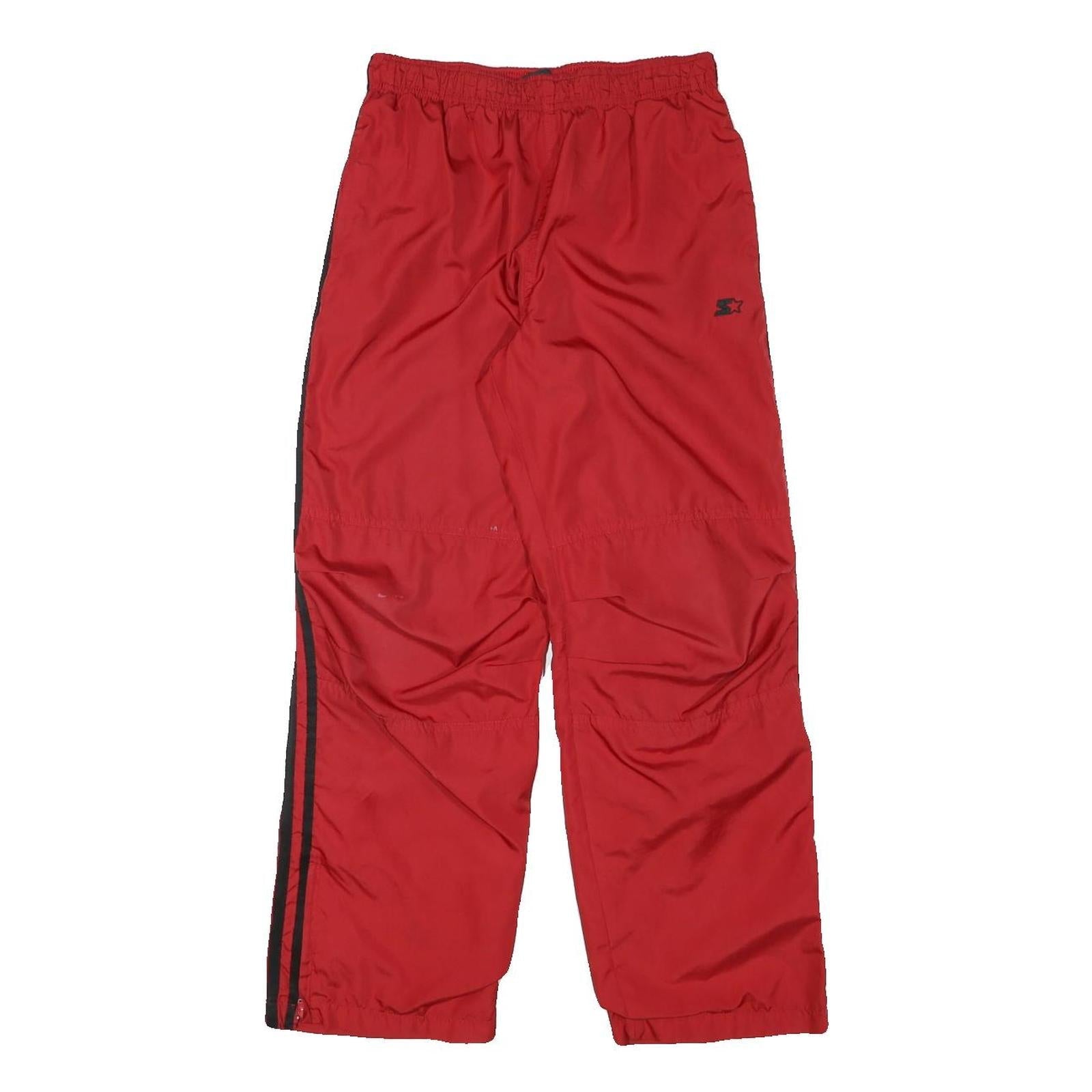 STARTER Mens Joggers Red & Black Slim Tapered S W24 L27 Sportswear Track Pants Refurbished - N/A refurbished available on Cerqular