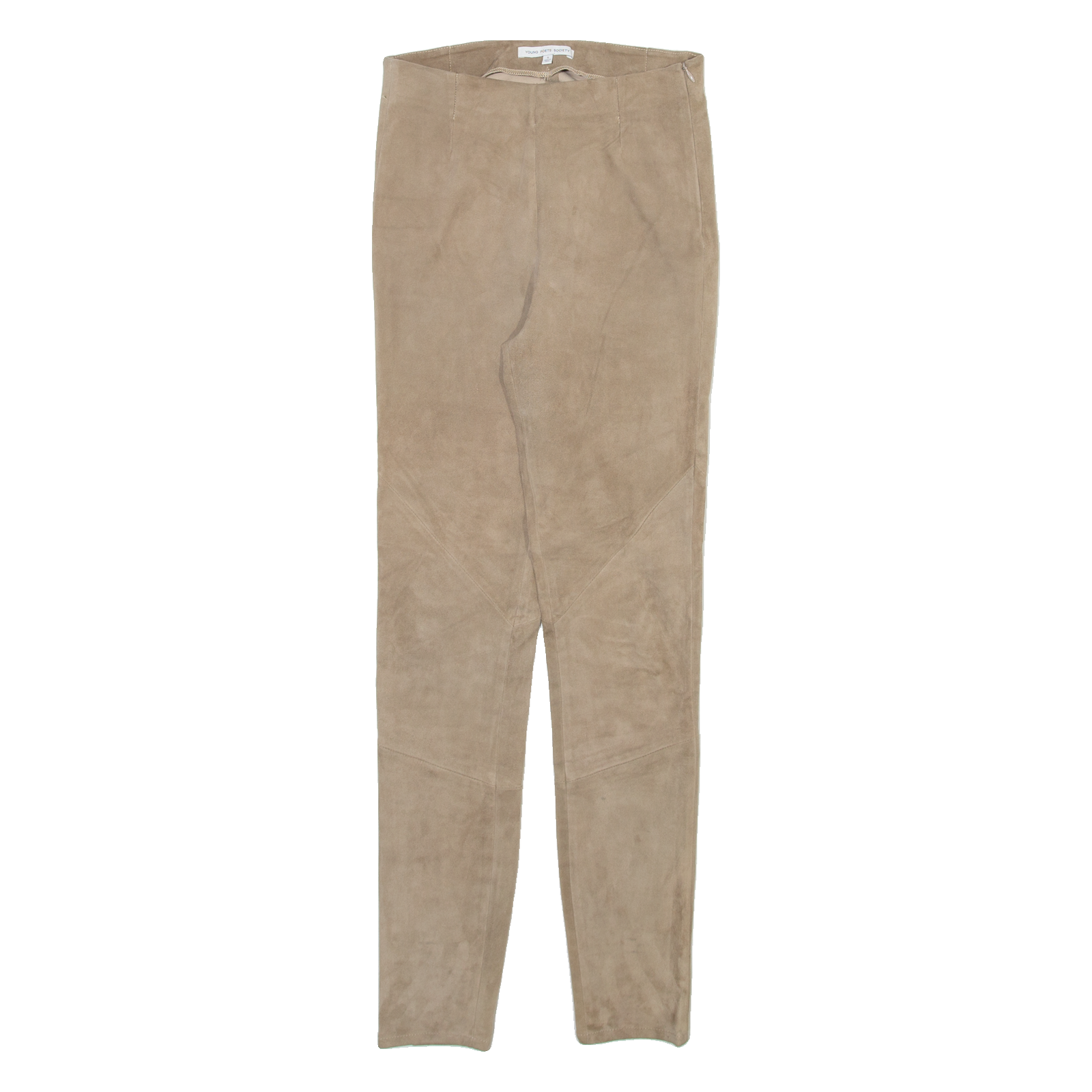 YOUNG POETS SOCIETY Womens Leather Trousers Beige Slim Skinny W24 L28 Refurbished - N/A refurbished available on Cerqular