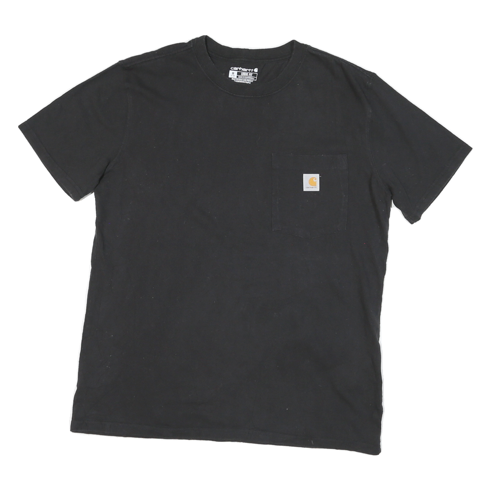 CARHARTT Womens Black Hat Creek Gold Mining Alaska Graphic T-Shirt M Short Refurbished - N/A refurbished available on Cerqular