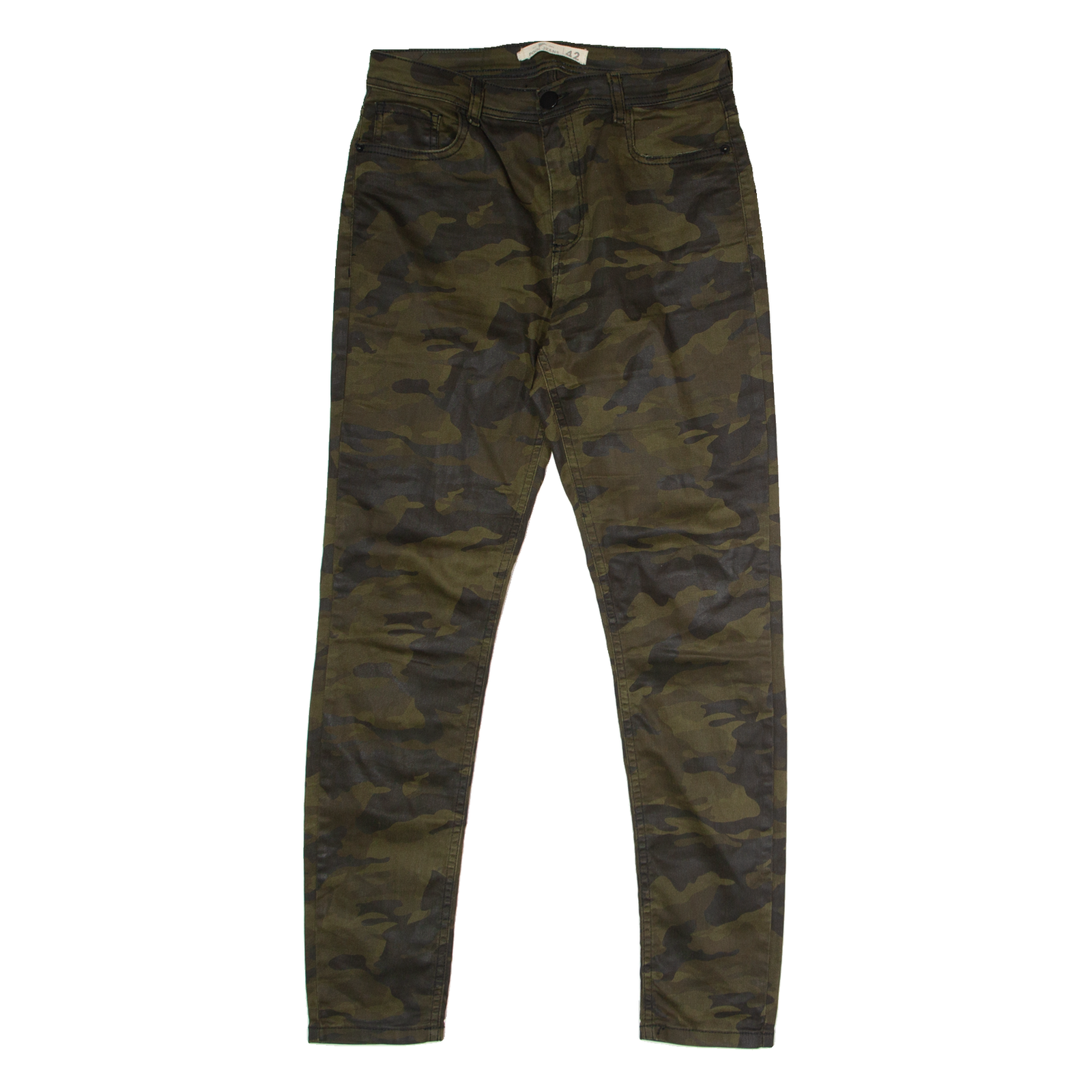 POOL JEANS Camouflage Womens Trousers Green Regular Straight W30 L28 Refurbished - N/A refurbished available on Cerqular