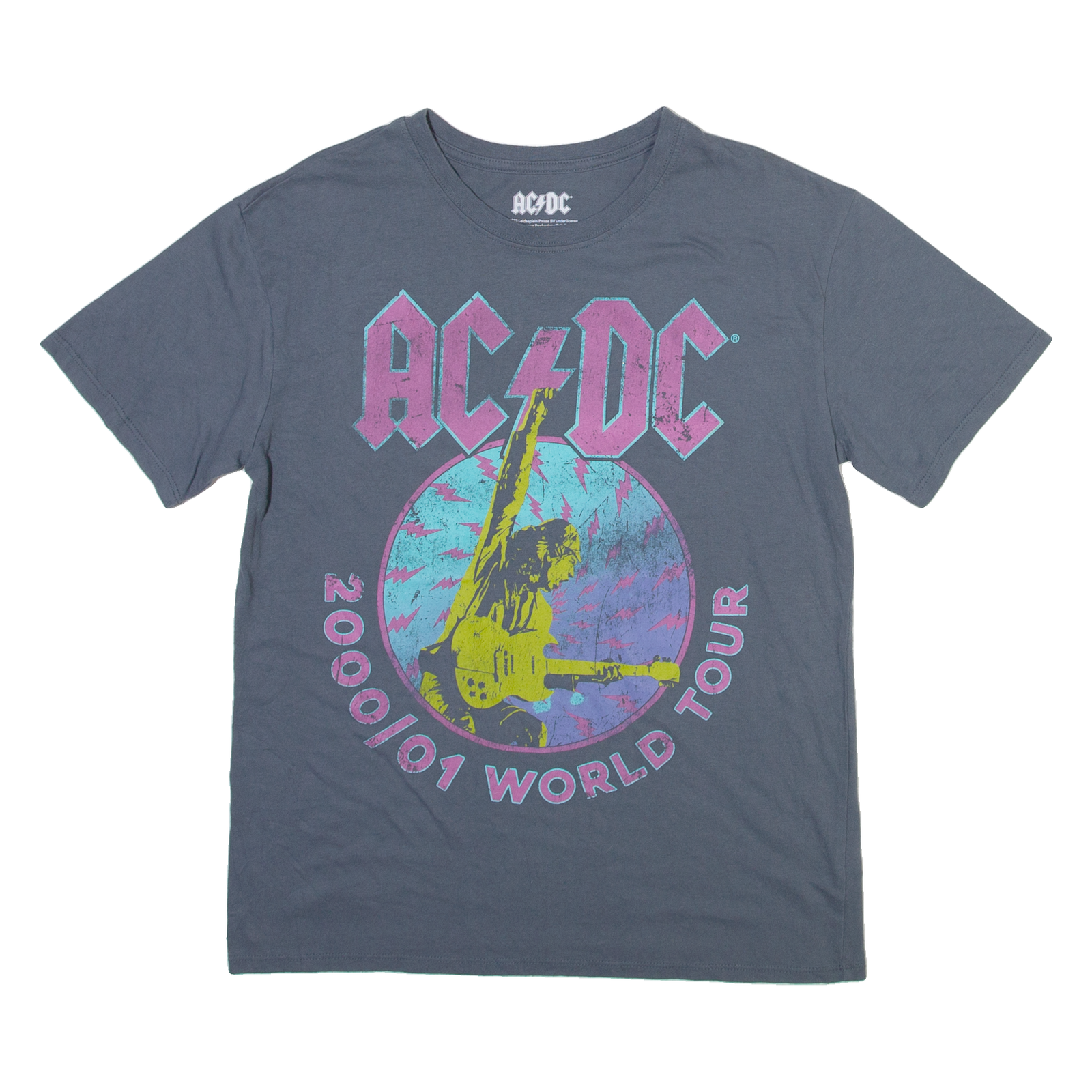 AC/DC Womens Band T-Shirt Grey XL Refurbished - N/A refurbished available on Cerqular