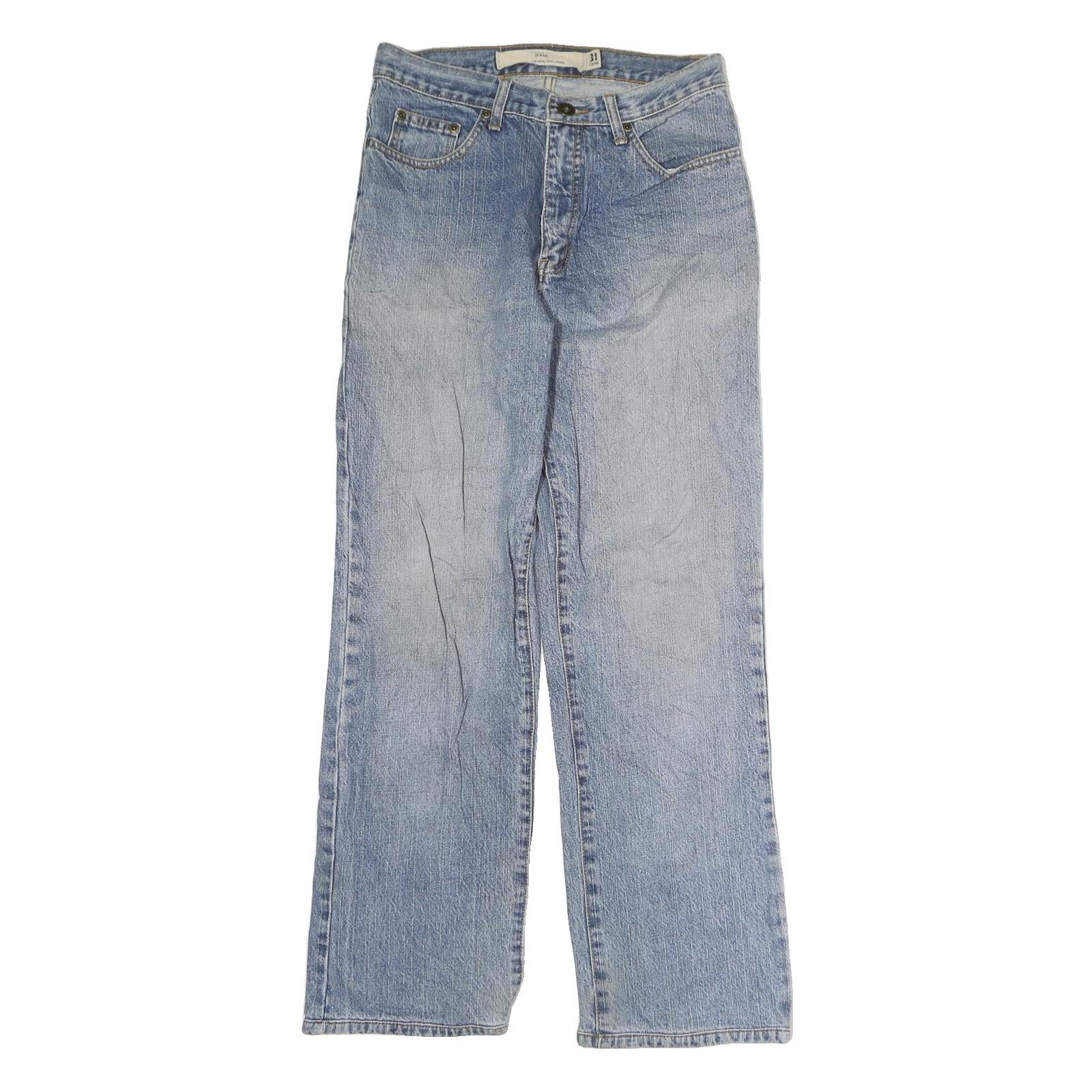JEANS Mens Jeans Blue Slim Straight Denim Light W28 L27 Casual Everyday Wear Refurbished - N/A refurbished available on Cerqular