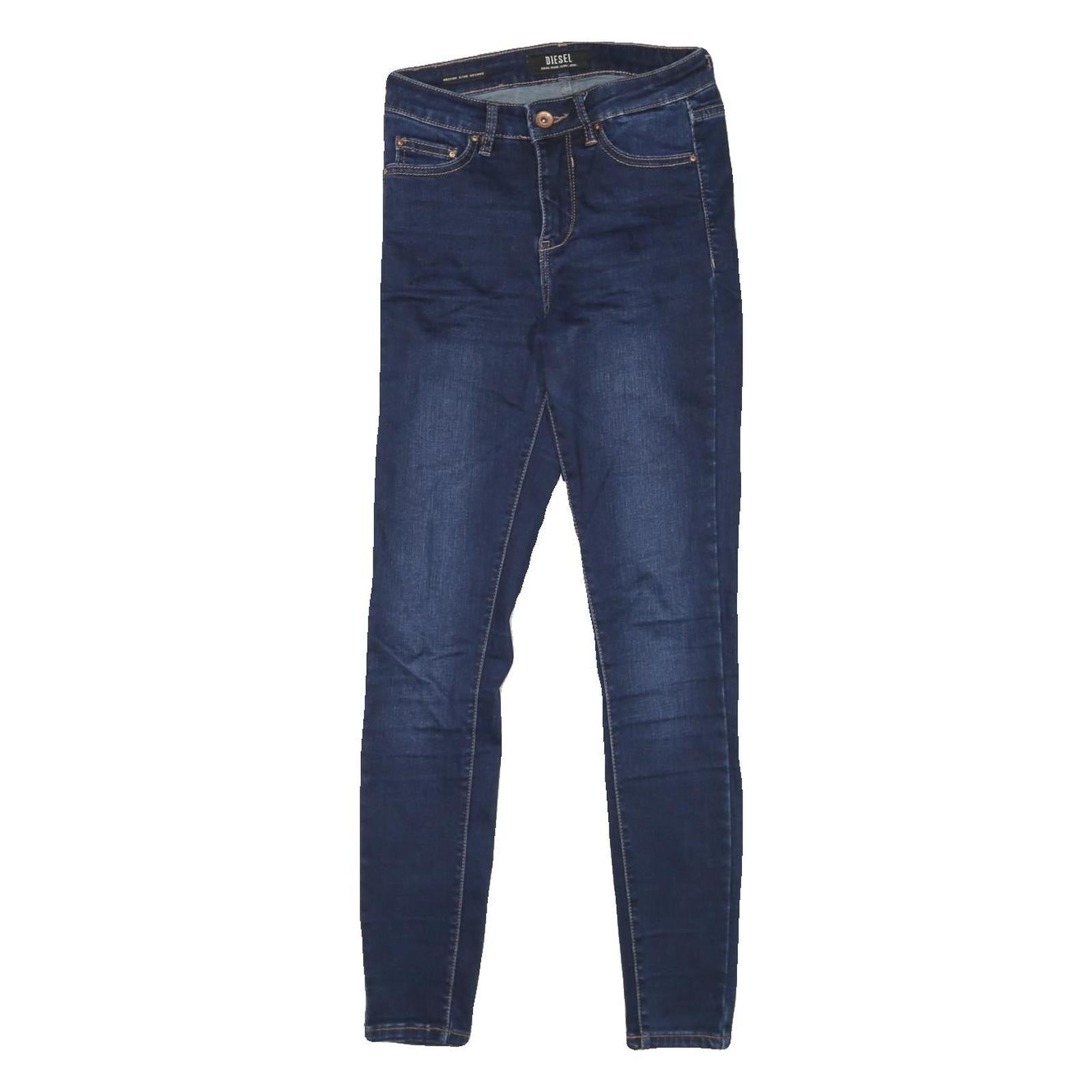 DIESEL Womens Blue Slim Skinny Denim Jeans W23 L27 Stretch Cotton Blend Refurbished - N/A refurbished available on Cerqular