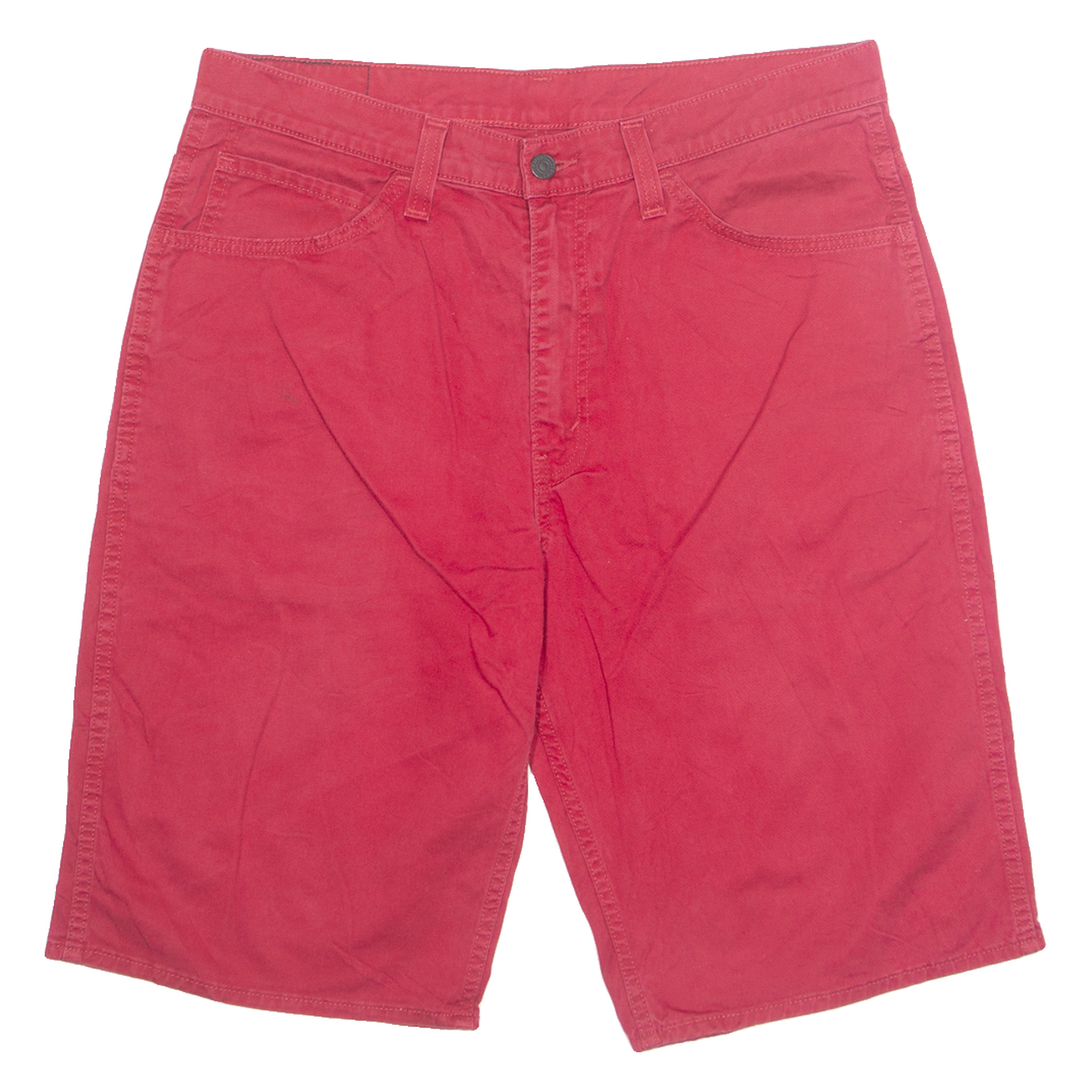 Buy LEVI'S 569 Mens Chino Shorts Red 90s XL W35 Refurbished - $23.39 LEVI'S 569 Mens Chino Shorts Red 90s XL W35 Refurbished - N/A refurbished available on Cerqular