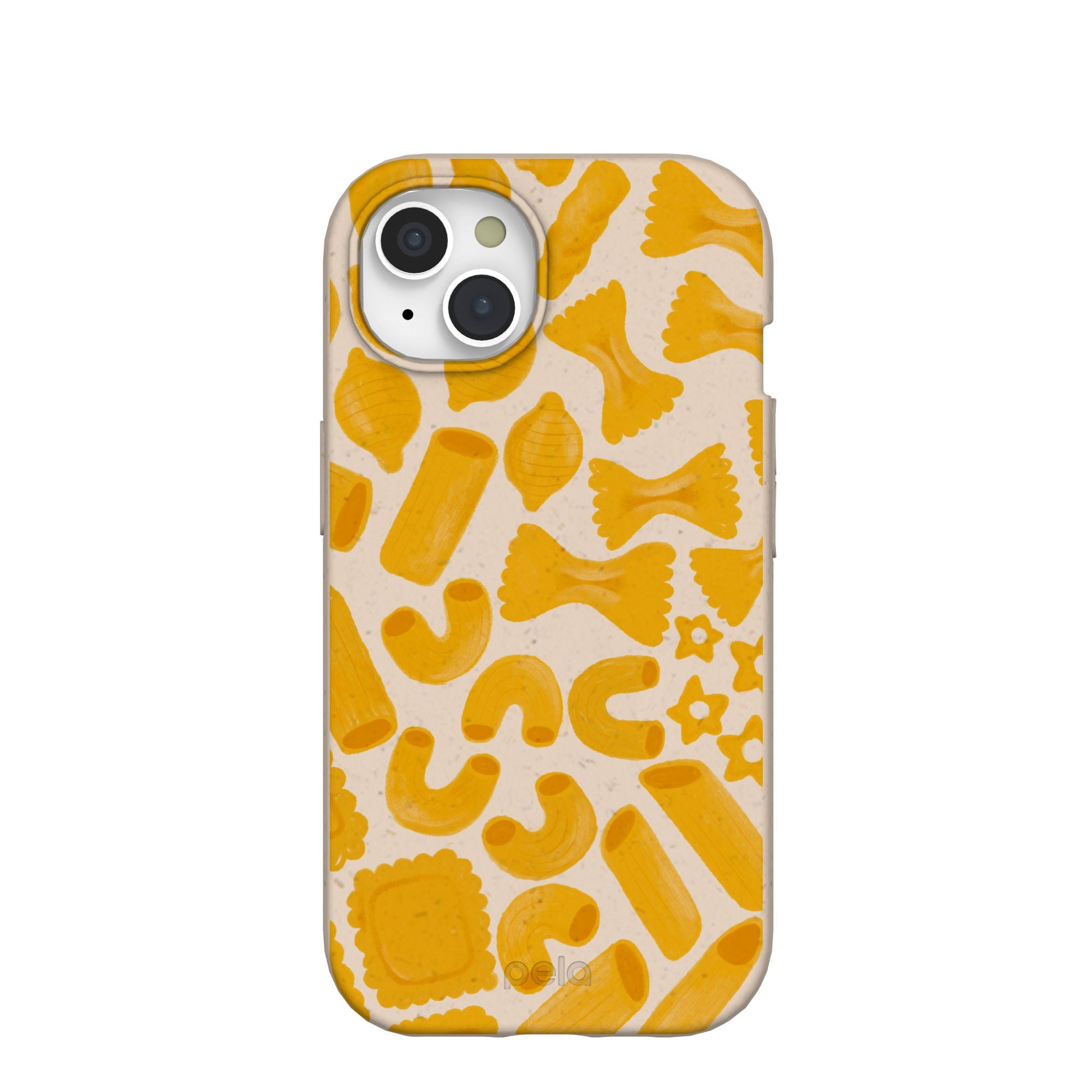 Seashell Noodle Fiesta iPhone 15 Case Refurbished - Pela Case refurbished available on Cerqular