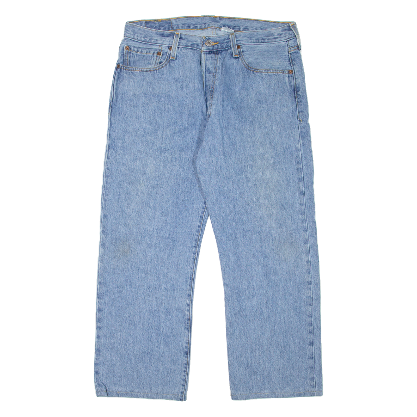 LEVI'S 501 Jeans Mens Blue Regular Straight W34 L26 Refurbished - N/A refurbished available on Cerqular