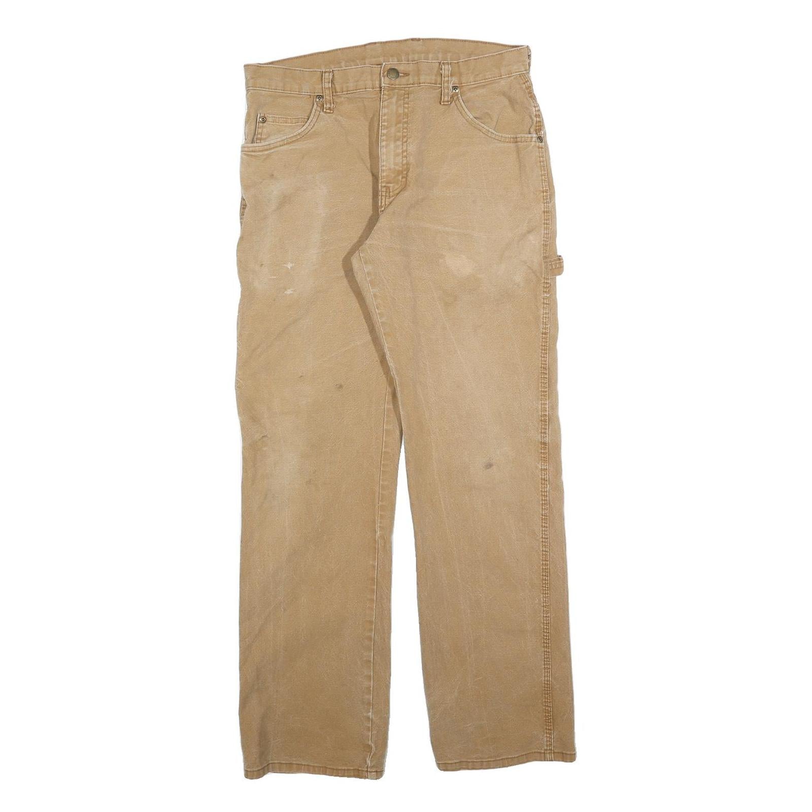 Buy DICKIES Mens Regular Fit Beige Cotton Blend Regular Leg Trousers W32 L32 Refurbished - $33.79 DICKIES Mens Regular Fit Beige Cotton Blend Regular Leg Trousers W32 L32 Refurbished - N/A refurbished available on Cerqular