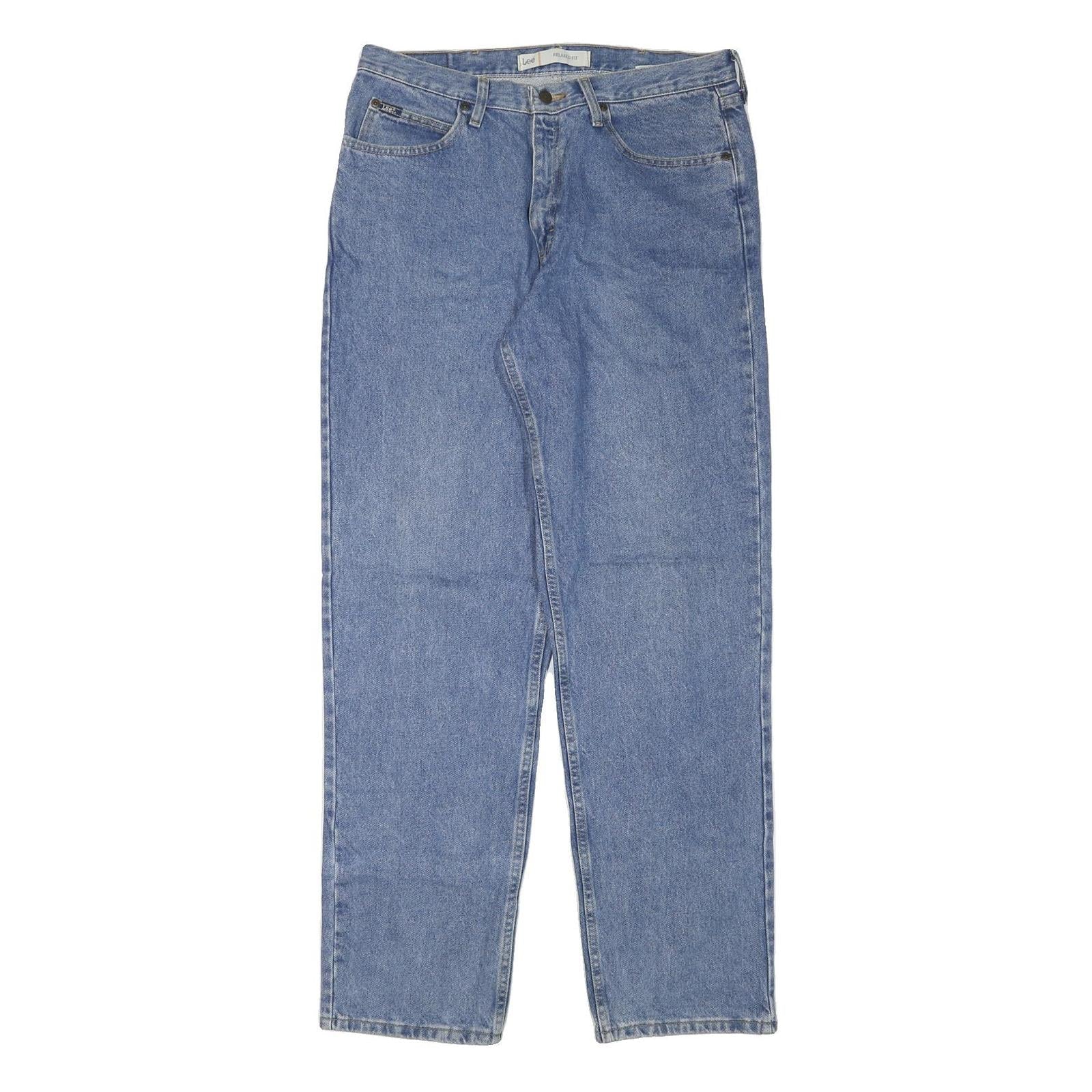 Buy LEE Mens Blue Regular Fit Straight Leg Denim Medium Wash Jeans W34 L33 Classic Refurbished - $33.79 LEE Mens Blue Regular Fit Straight Leg Denim Medium Wash Jeans W34 L33 Classic Refurbished - N/A refurbished available on Cerqular