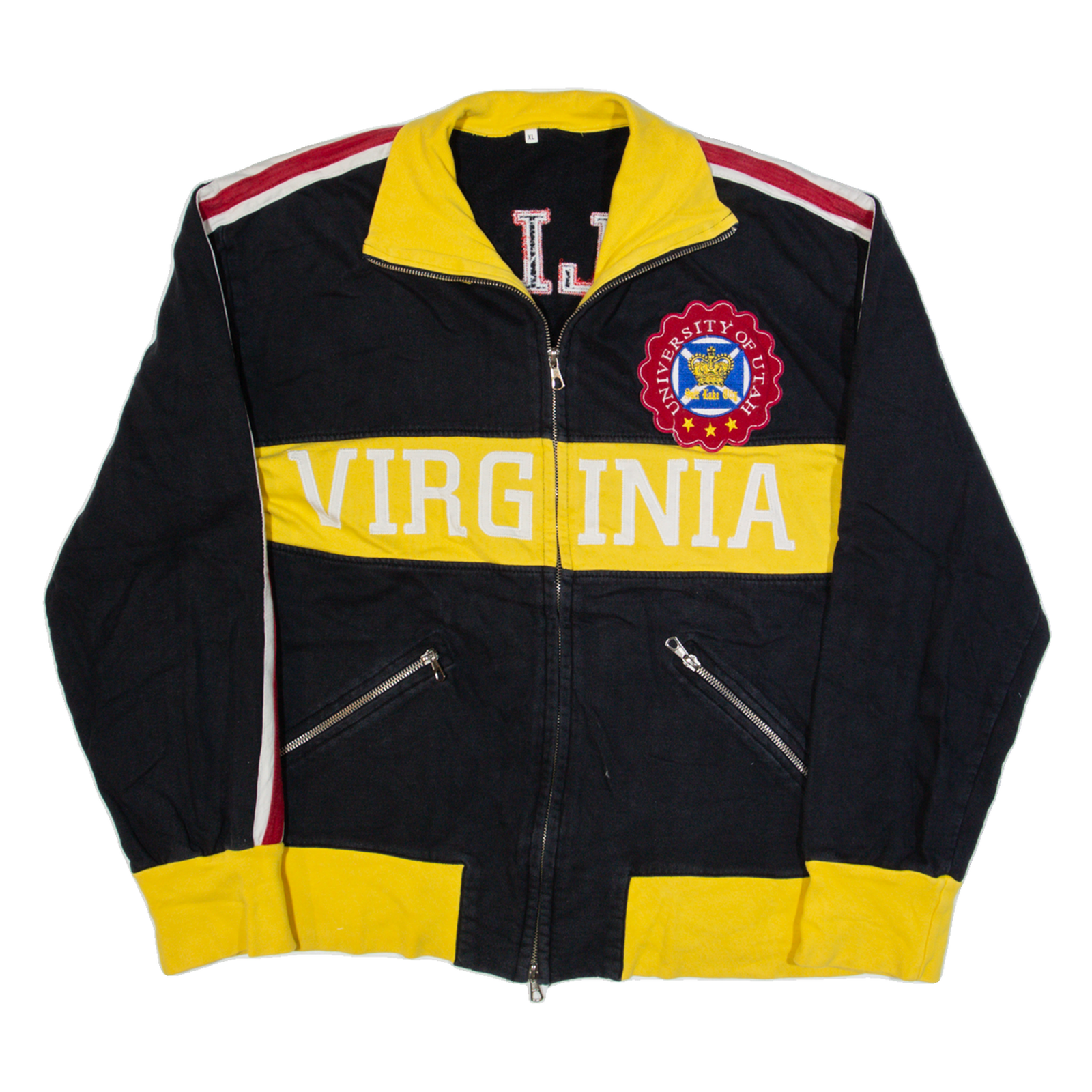 Buy University Of Utah Virginia Mens Track Jacket Black USA XL Refurbished - $36.39 University Of Utah Virginia Mens Track Jacket Black USA XL Refurbished - N/A refurbished available on Cerqular