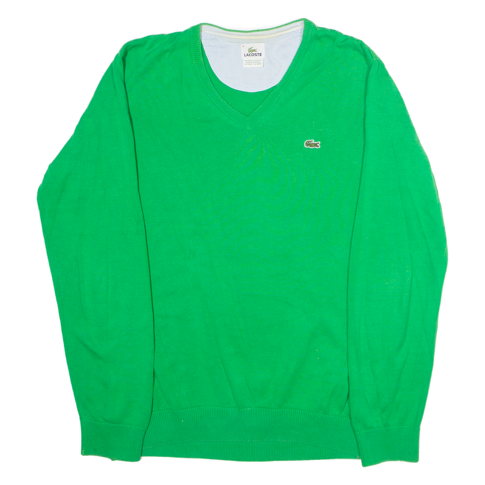 Buy LACOSTE Mens Jumper Green V-Neck Tight Knit M Refurbished - $36.39 LACOSTE Mens Jumper Green V-Neck Tight Knit M Refurbished - N/A refurbished available on Cerqular