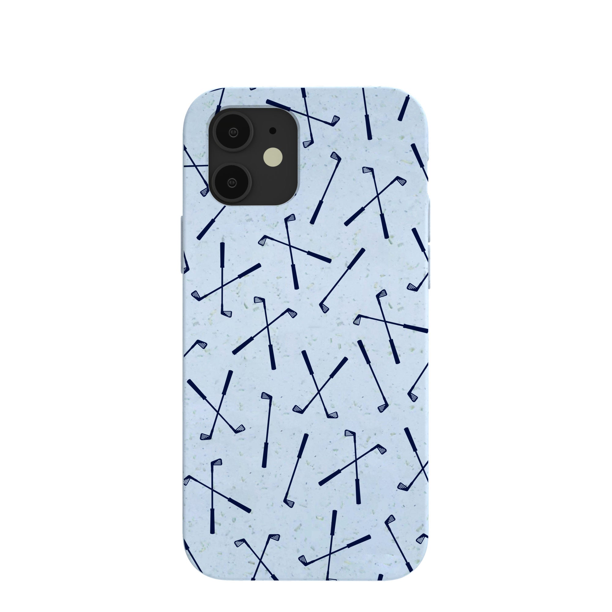 Powder Blue Golf Clubs iPhone 12/ iPhone 12 Pro Case Refurbished - Pela Case refurbished available on Cerqular