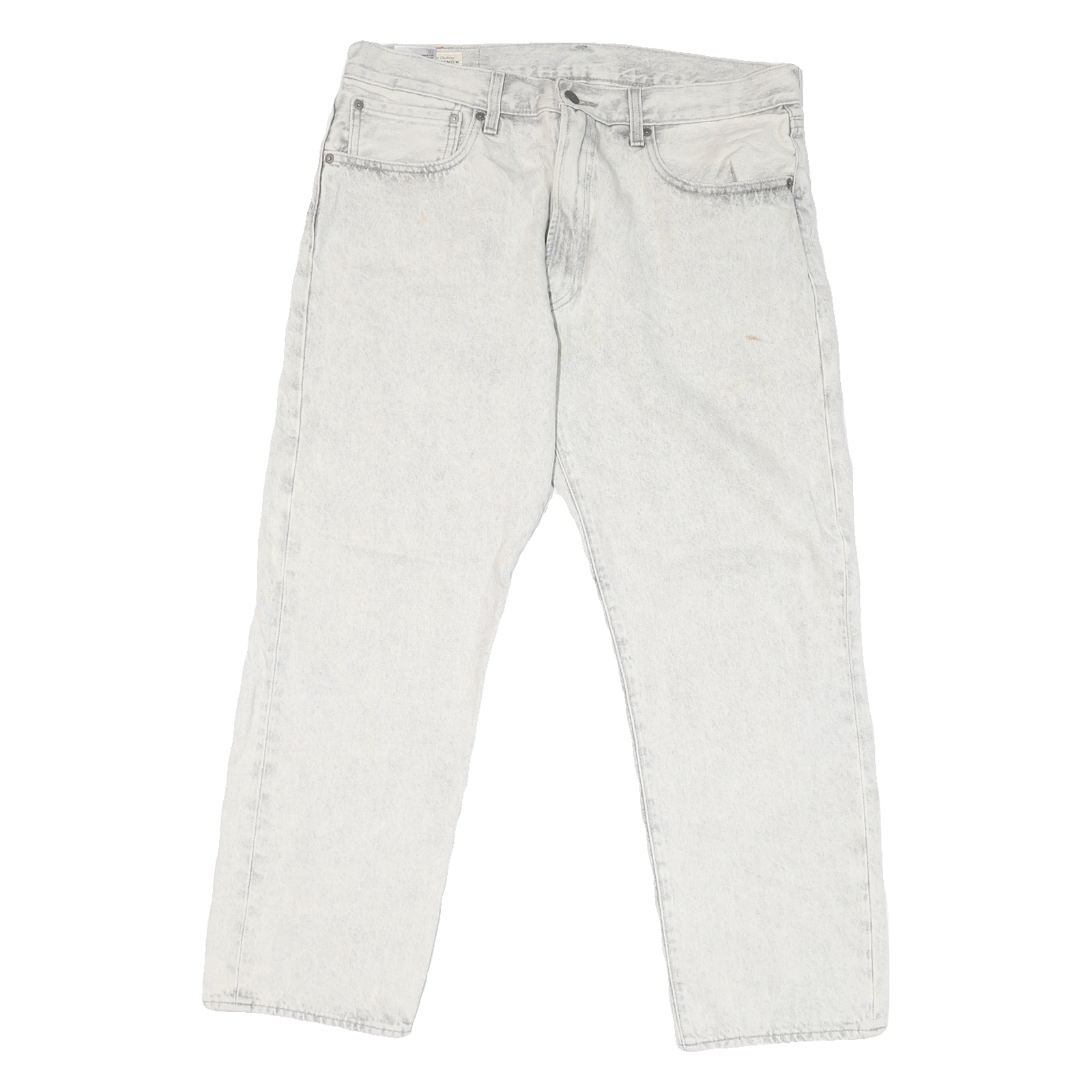 LEVI'S 551 Mens Jeans White Classic Straight Denim Light W34 L25 Cotton Blend Refurbished - N/A refurbished available on Cerqular