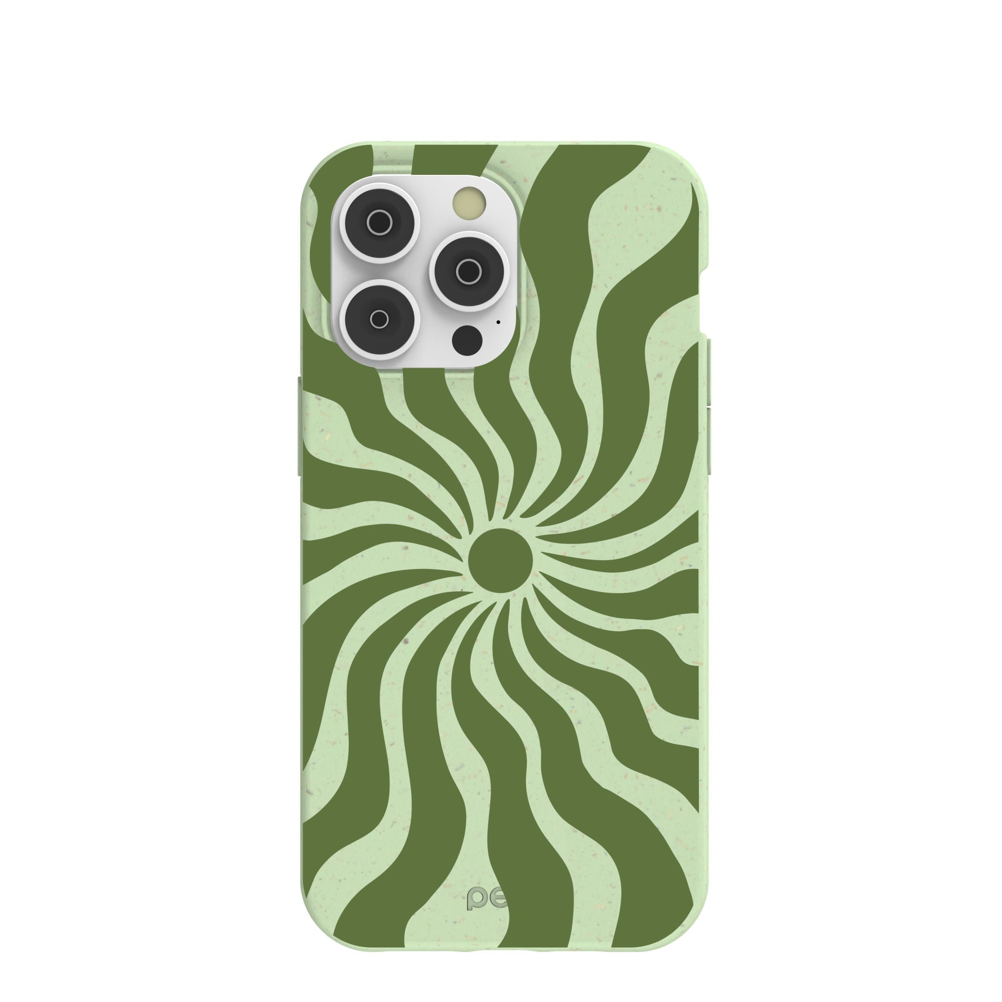 Sage Green Watermelon Time Warp iPhone 14 Pro Max Case Refurbished - Pela Case refurbished available on Cerqular
