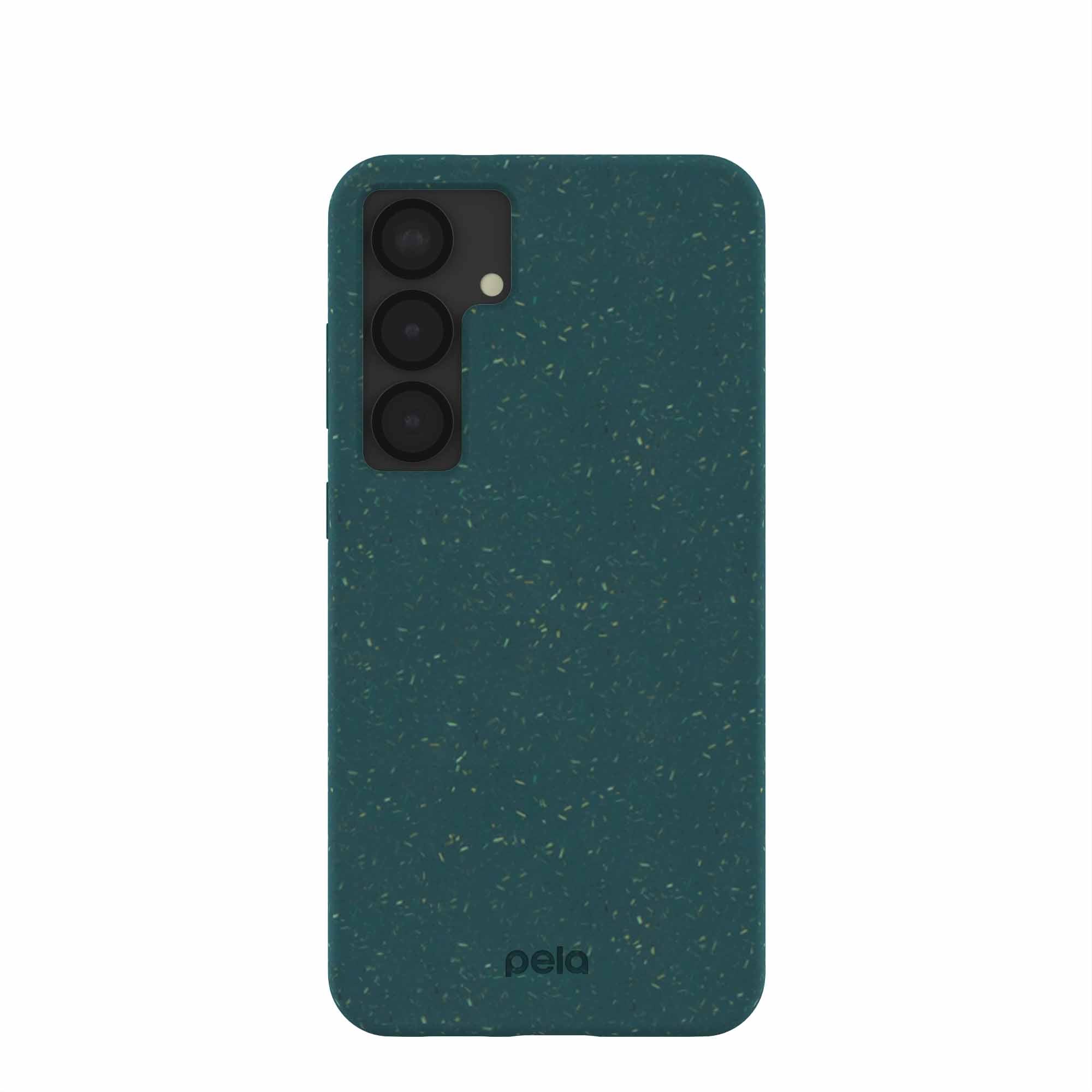 Green Samsung S25+(Plus) Phone Case Refurbished - Pela Case refurbished available on Cerqular