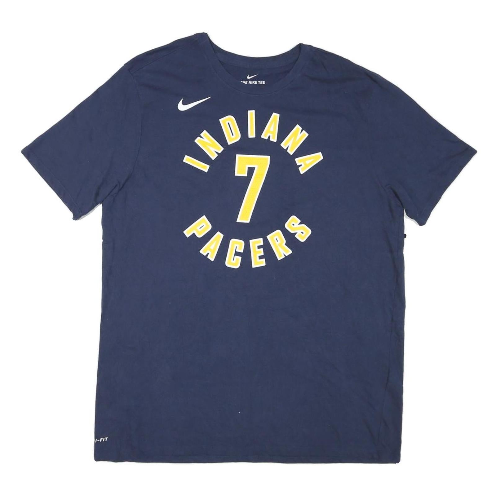 NIKE Mens Blue Indiana Pacers Graphic T-Shirt XL Short Sleeve Crew Neck Refurbished - N/A refurbished available on Cerqular