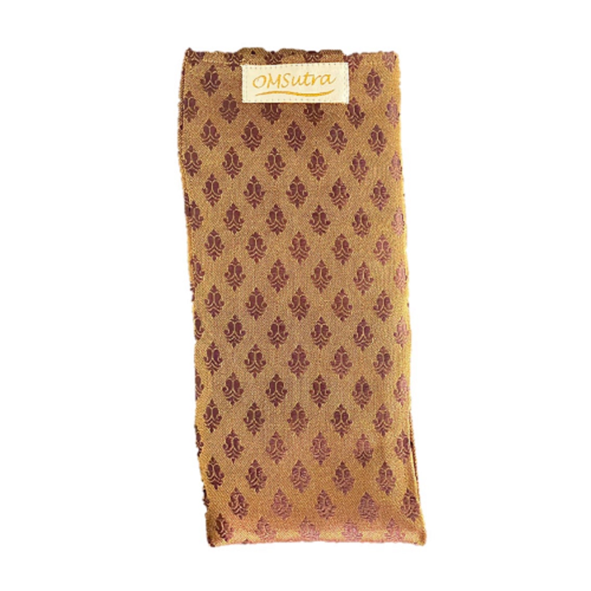 OMSutra Floral Silk Eye Pillow | Color: Brown Refurbished - N/A refurbished available on Cerqular