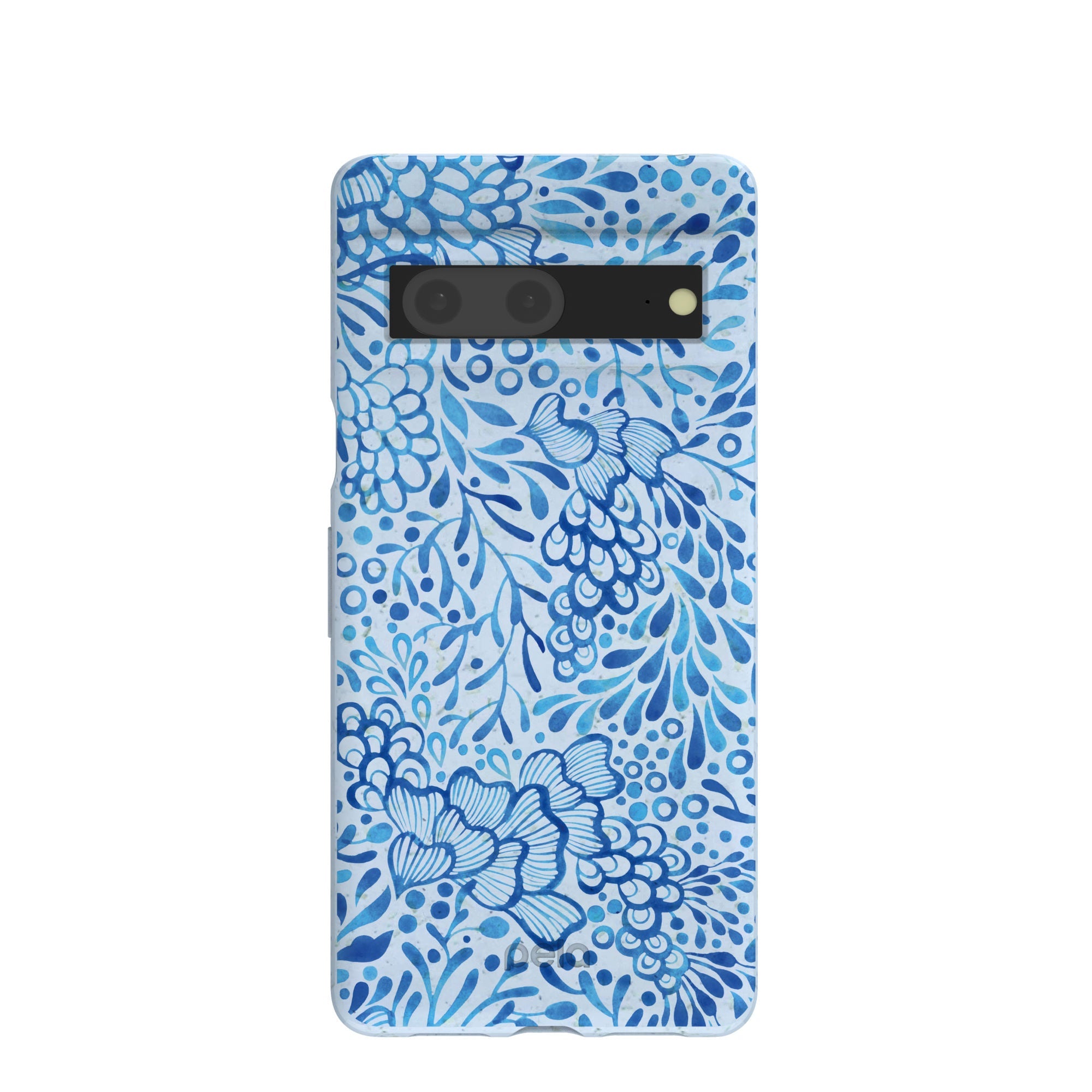 Powder Blue Reef Google Pixel 7 Case Refurbished - Pela Case refurbished available on Cerqular