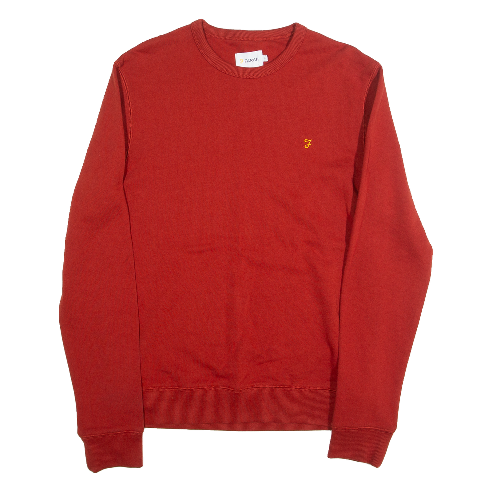 FARAH Womens Sweatshirt Orange S Refurbished - N/A refurbished available on Cerqular
