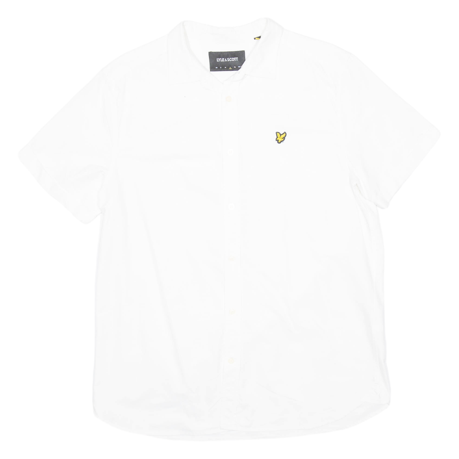 LYLE & SCOTT Mens Plain Shirt White L Refurbished - N/A refurbished available on Cerqular